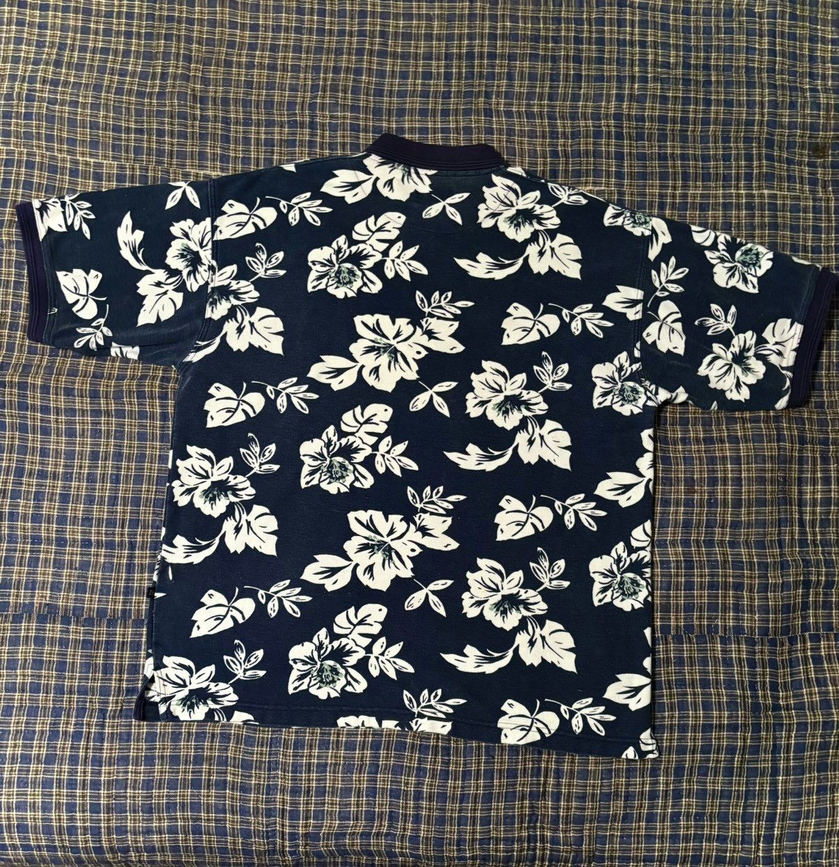 Vintage DB Classic Polo Shirt Tropical Floral Oversize Surf Hawaiian Size US L / EU 52-54 / 3 - 6 Thumbnail