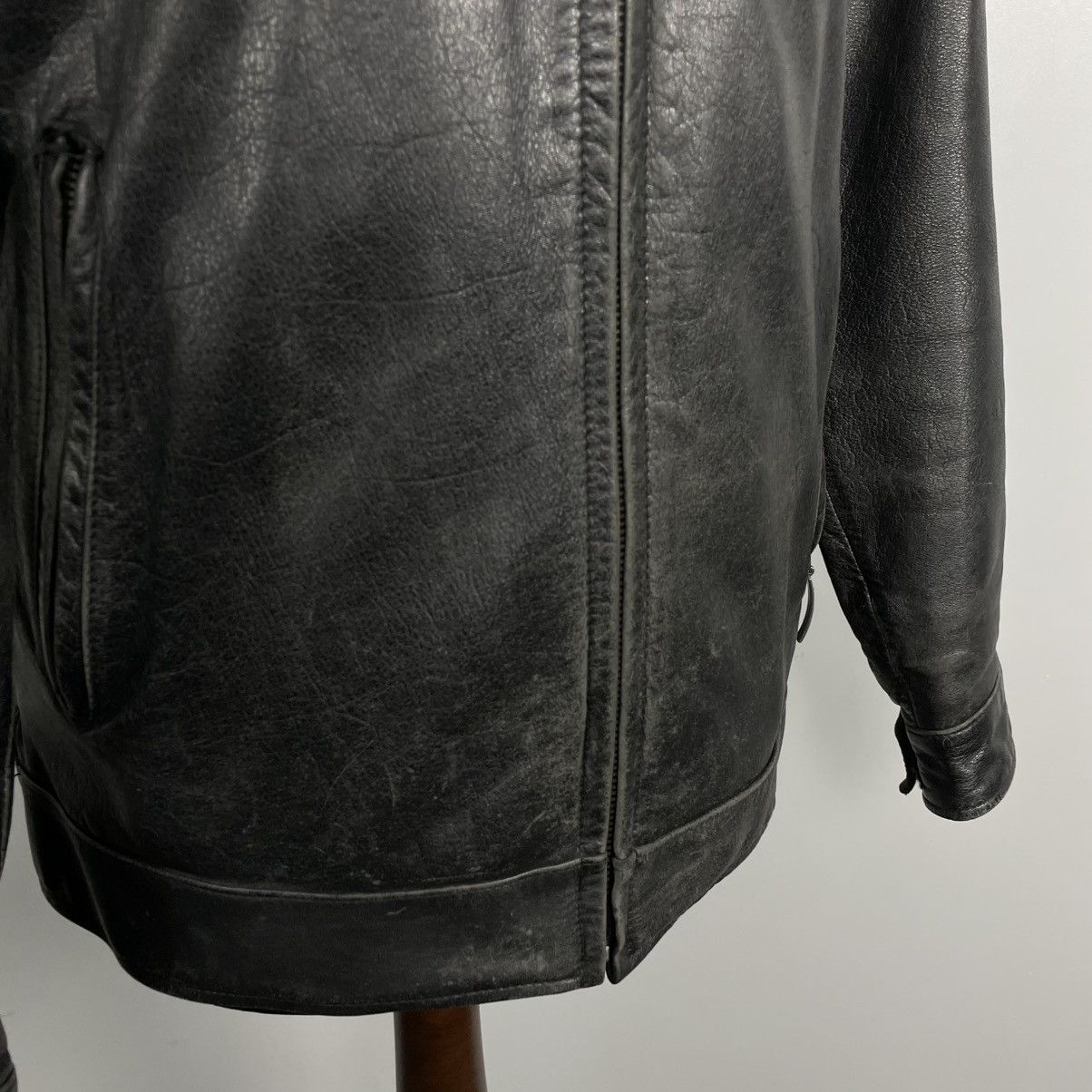 Genuine Leather Vintage Avantgarde Leather Moto jacket Y2k Size US M / EU 48-50 / 2 - 5 Thumbnail