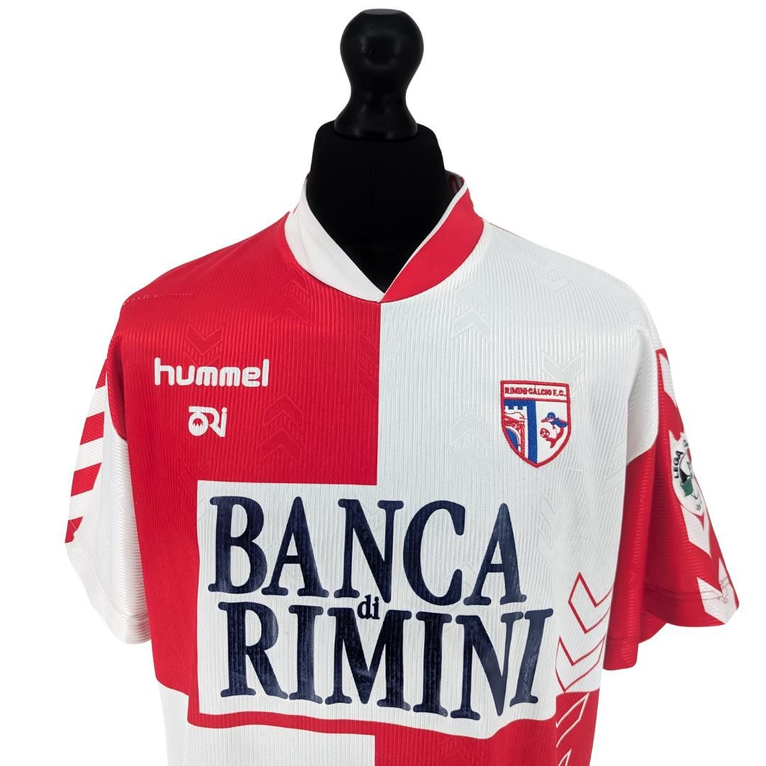 Hummel Rimini Calcio home football shirt 2005/06 - (L) Size US L / EU 52-54 / 3 - 5 Thumbnail