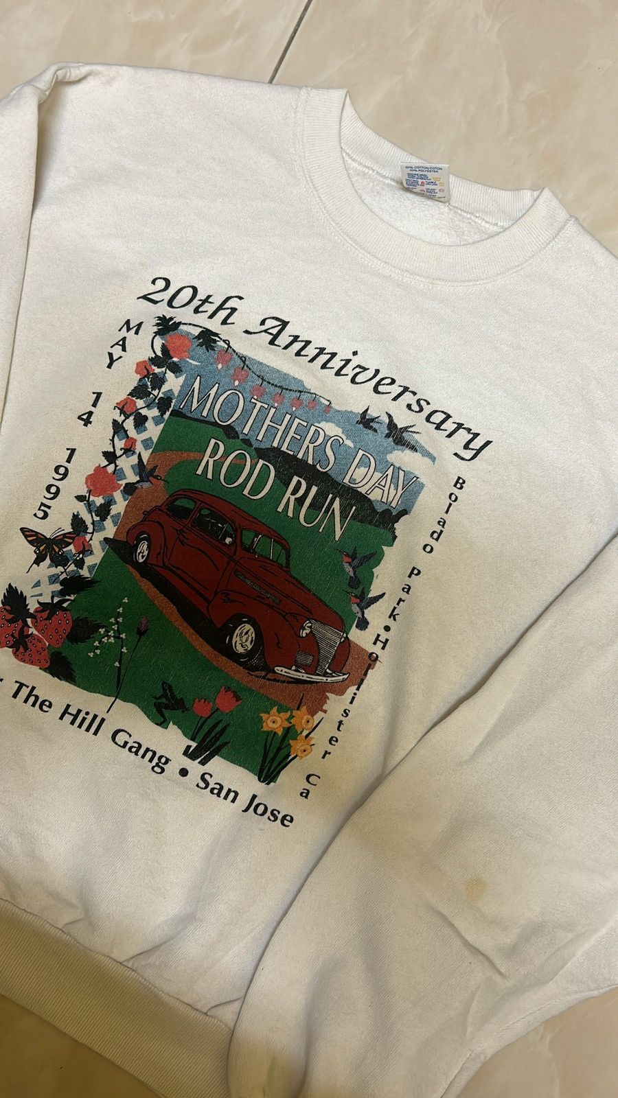 Vintage VTG SWEATSHIRT MOTHER DAY ROD RUN Size US L / EU 52-54 / 3 - 2 Thumbnail