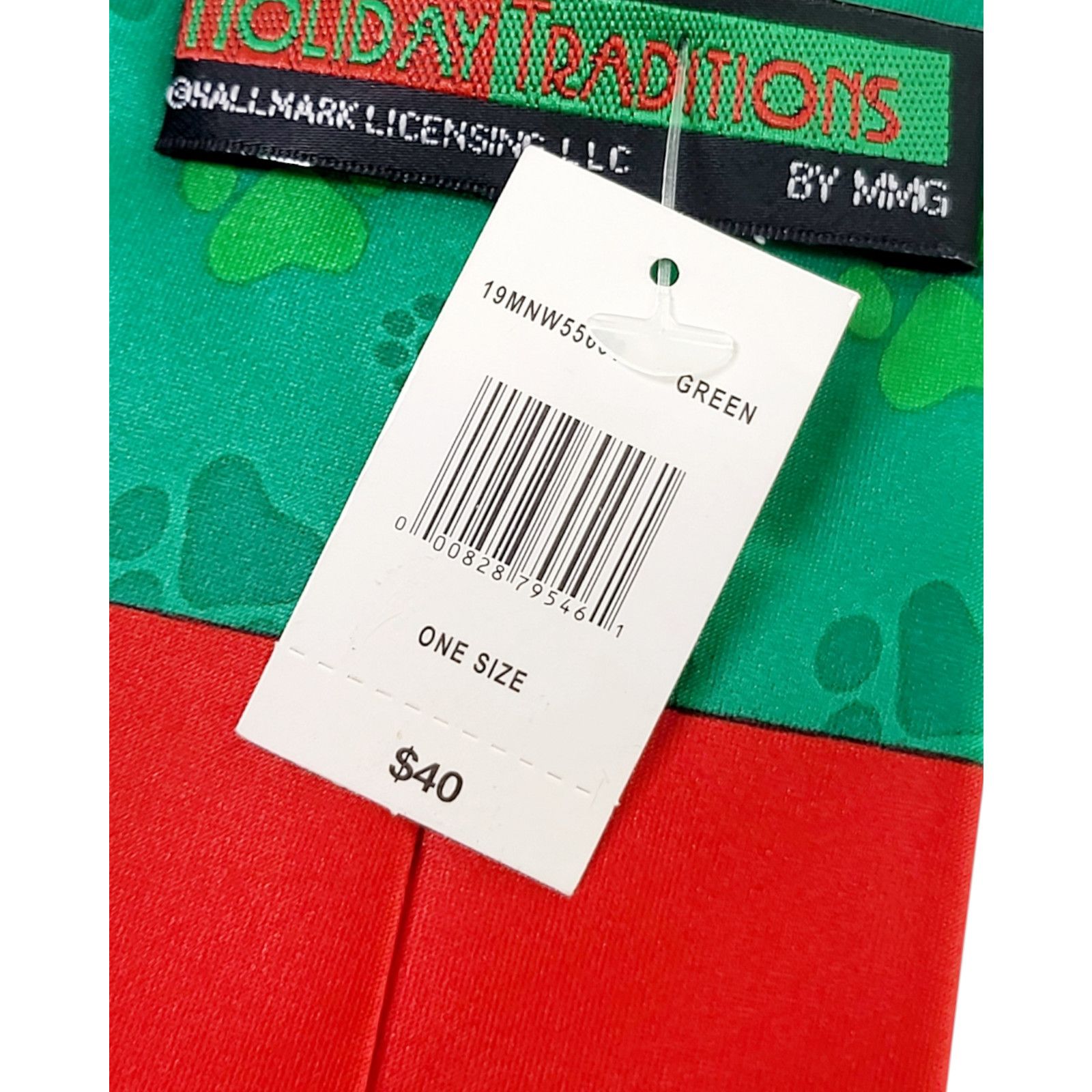 Other NWT Holiday Traditions Santa Paws Pug Christmas Neck Tie Size ONE SIZE - 2 Thumbnail