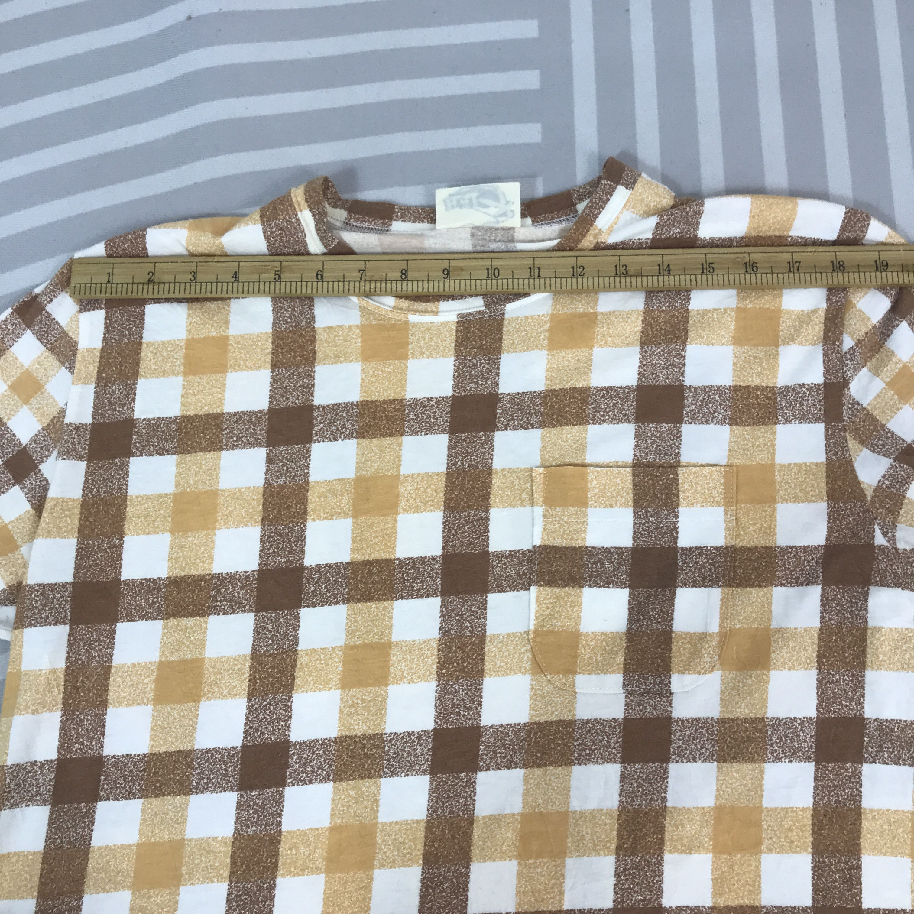 Vintage Hai Sporting Gear tartan long sleeve T-Shirt