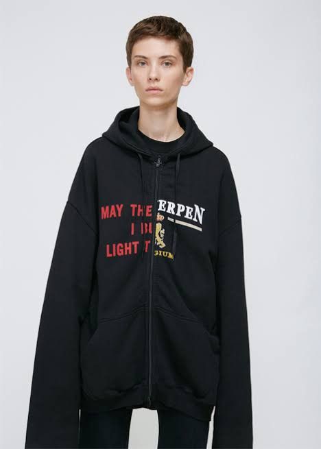 Vetements Vetements Split Logo Zip Hoodie Size US M / EU 48-50 / 2 - 6 Thumbnail