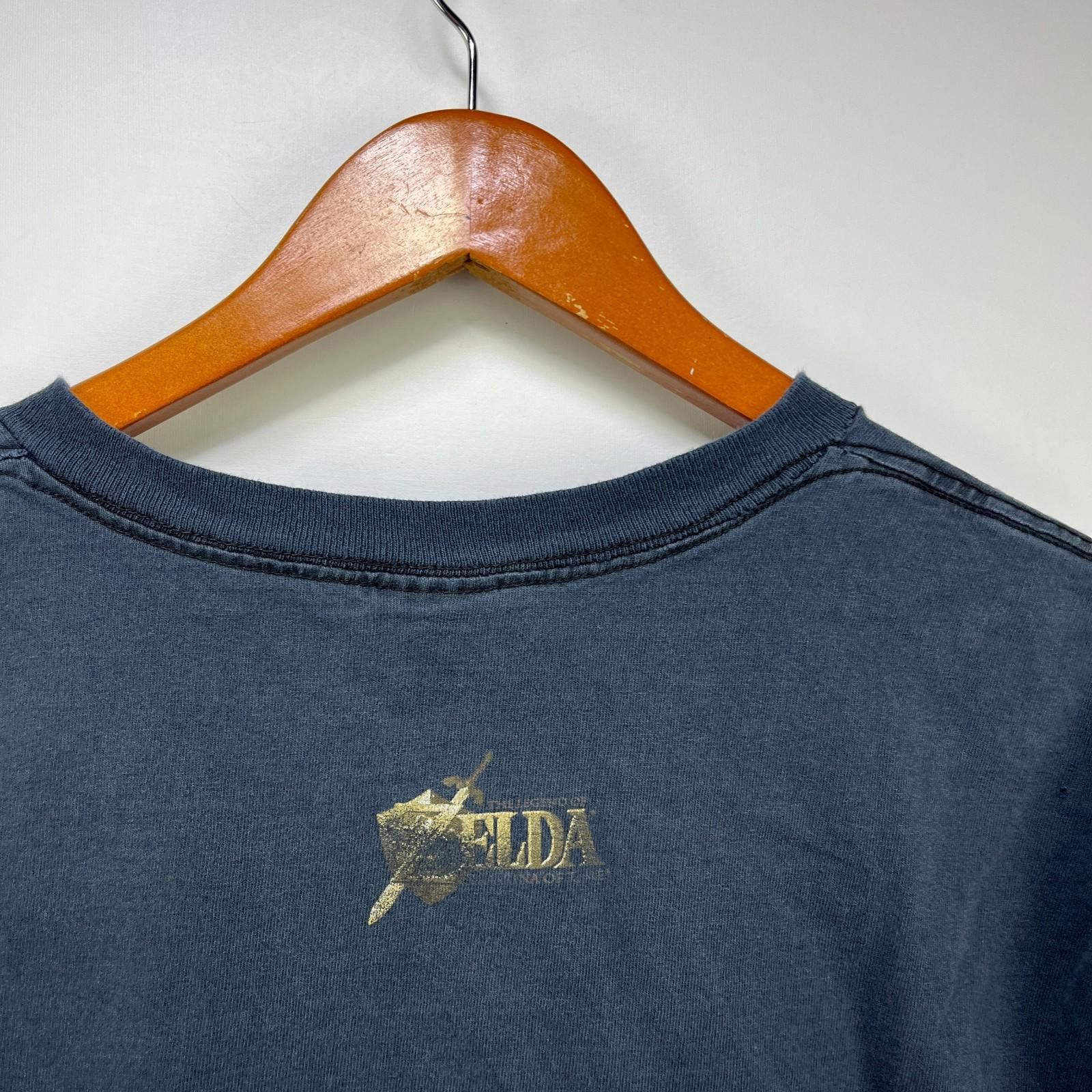 Vintage Vintage Zelda Sun Faded Black Nintendo T Shirt Large Size US L / EU 52-54 / 3 - 1 Thumbnail