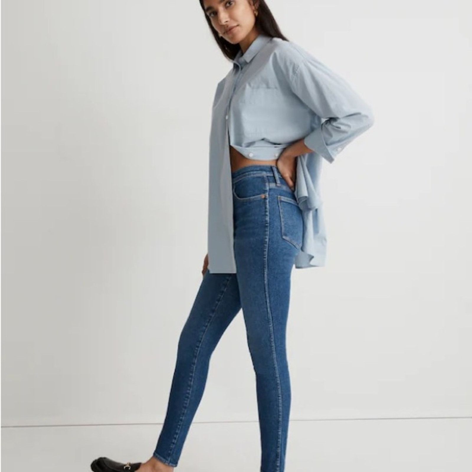 Madewell Madewell 10” High Rise Skinny Denim Jeans Women’s 26 Blue Size 26" / US 2 / IT 38 - 2 Thumbnail