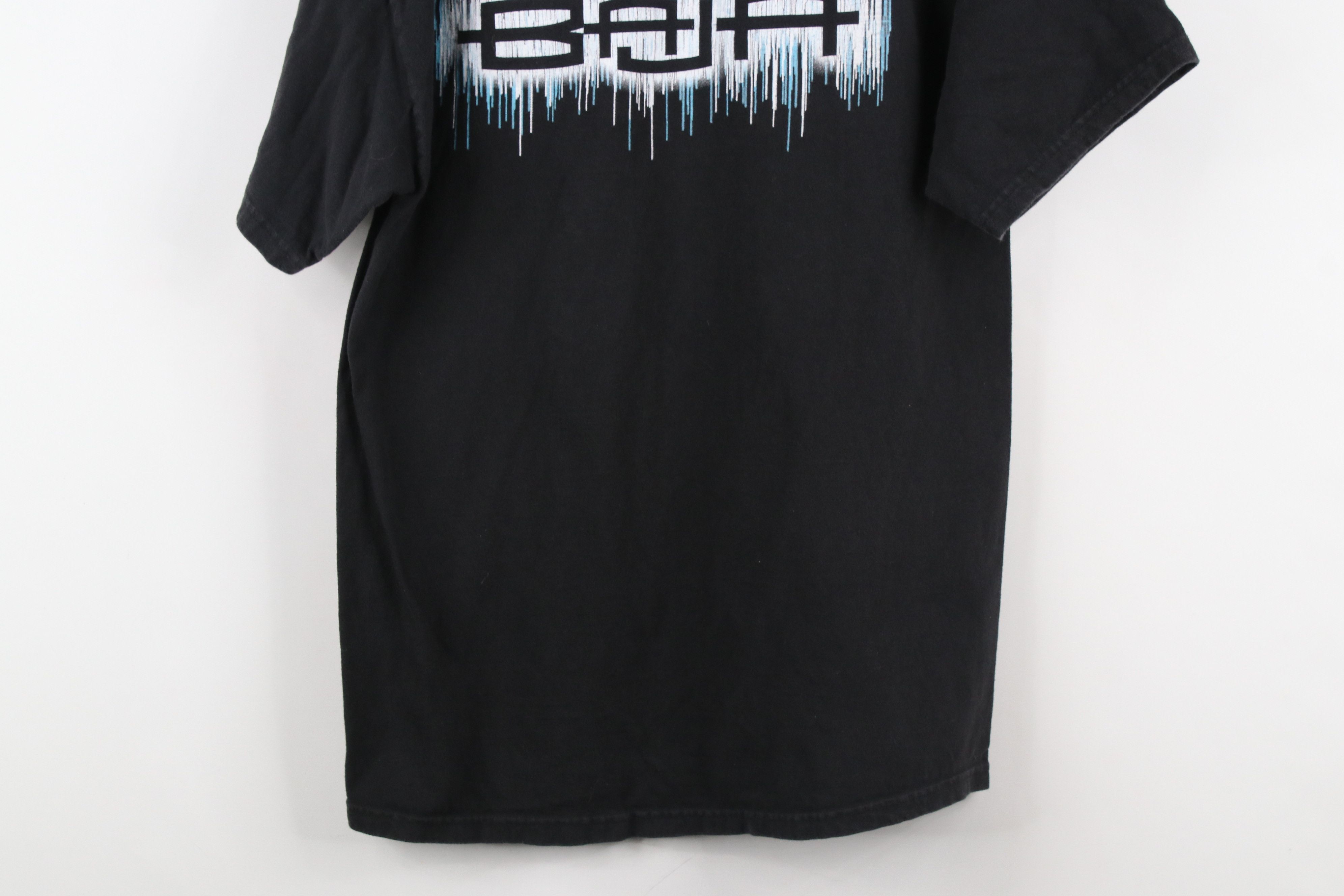 Vintage Vintage 90s Y2K Spell Out Baja Boats Pocket T-Shirt Black Size US M / EU 48-50 / 2 - 11 Thumbnail