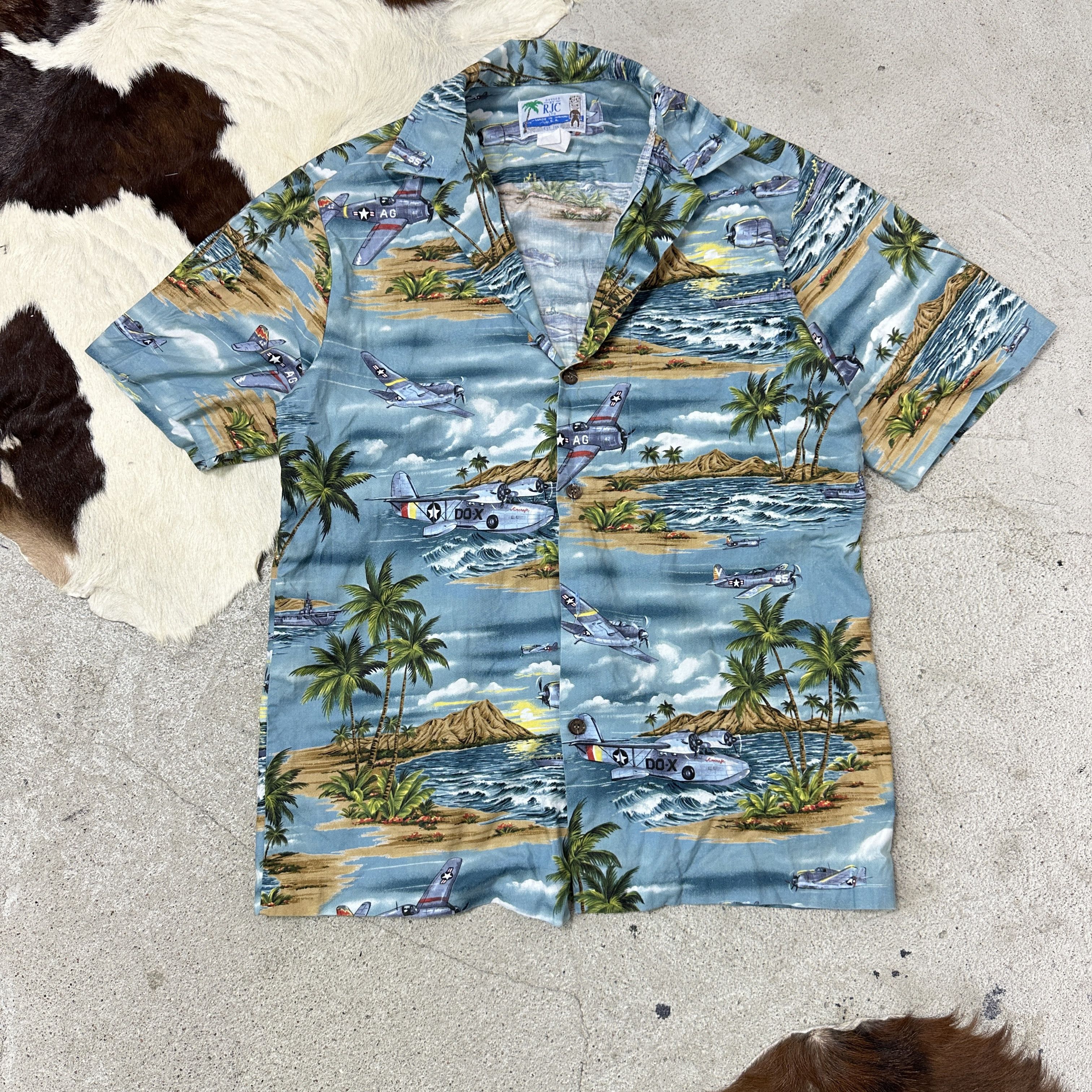 Vintage Vintage Streetwear Old School Printed Hawaiian Shirt Y2K Size US S / EU 44-46 / 1 - 1 Thumbnail