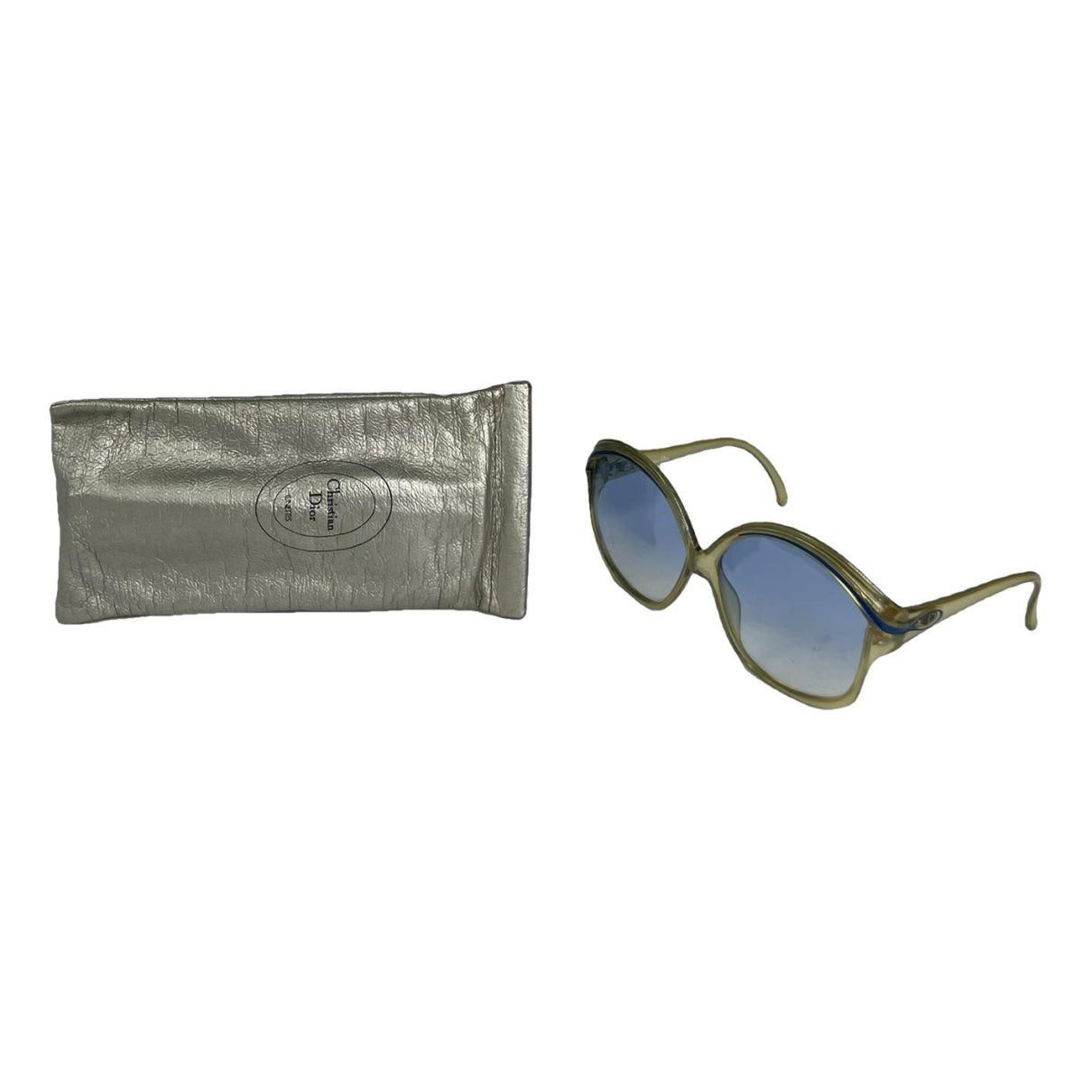 Dior Yellow Plastic Sunglasses Size ONE SIZE - 1 Thumbnail
