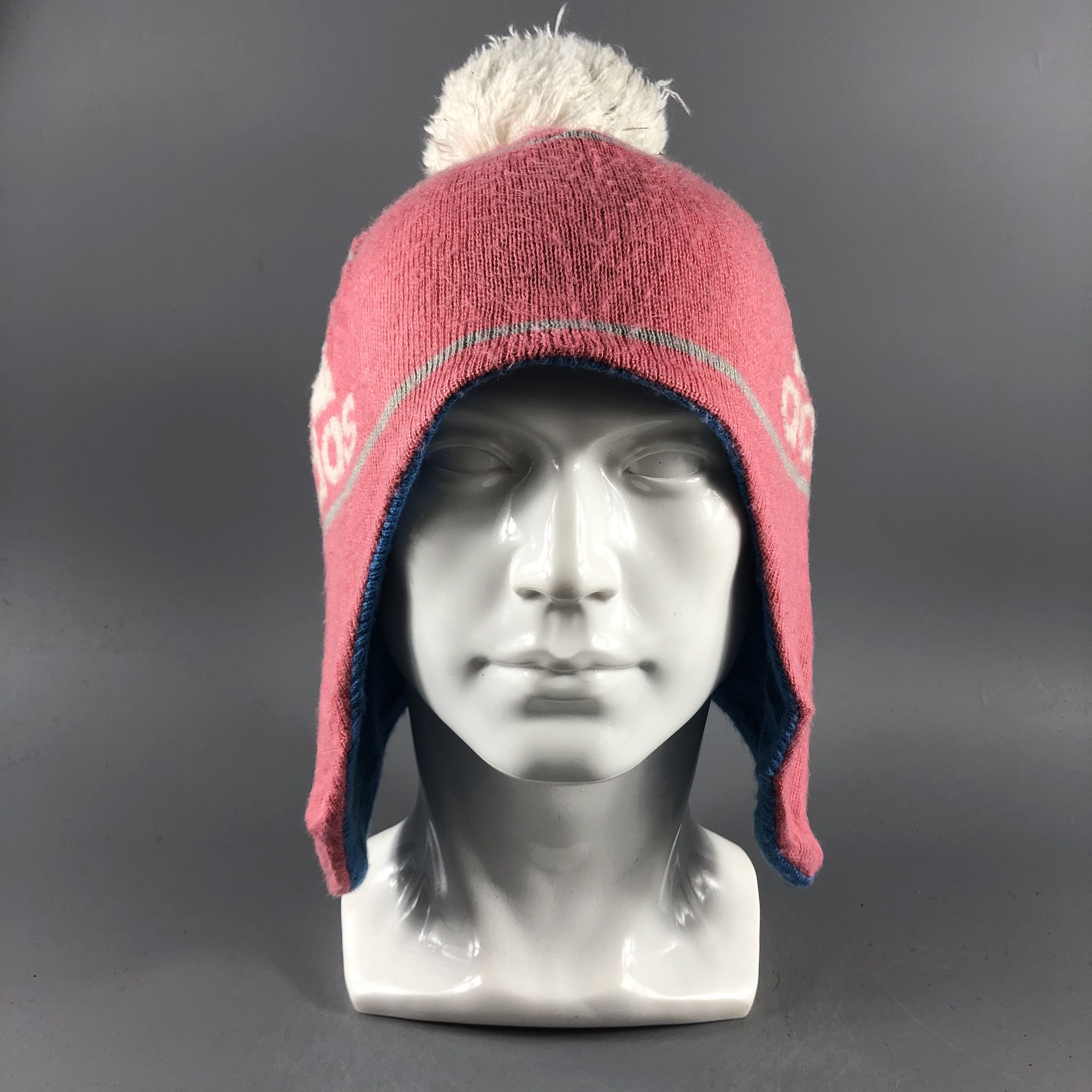 Adidas × Vintage Adidas Ear Flap Hat Beanie Snow Hat Snow Cap -D153 Size ONE SIZE - 2 Thumbnail