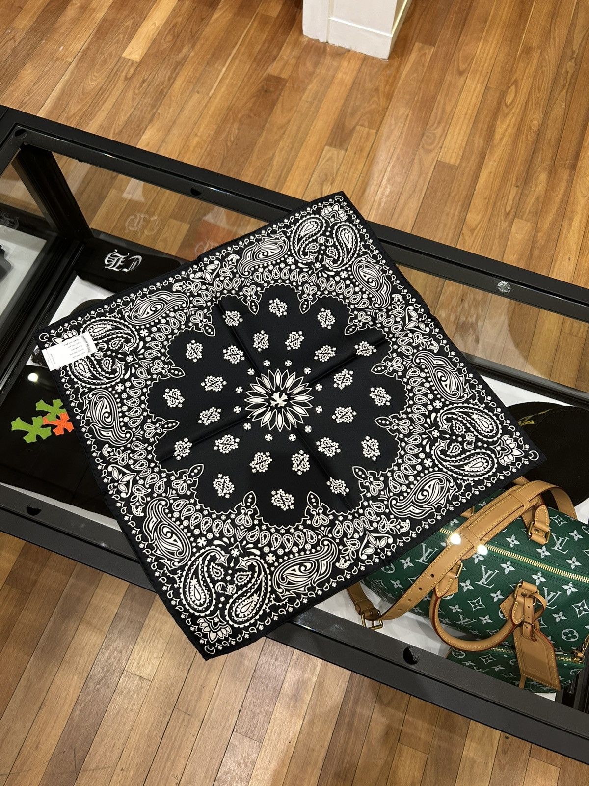 Chrome Hearts Chrome Hearts Handkerchief - Black Size ONE SIZE - 2 Thumbnail