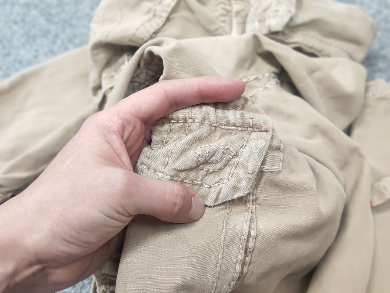 True Religion Vintage True Religion embroidered Faded Cargo Pants Supreme Size US 34 / EU 50 - 23 Thumbnail