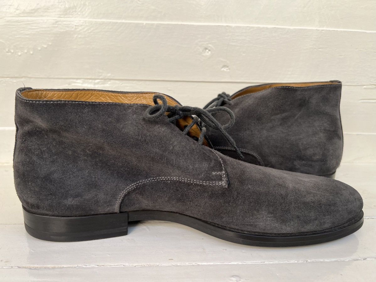 Santoni SANTONI ANKLE SUEDE LEATHER CHUKKA BOOTS Size US 11.5 / EU 44-45 - 9 Thumbnail