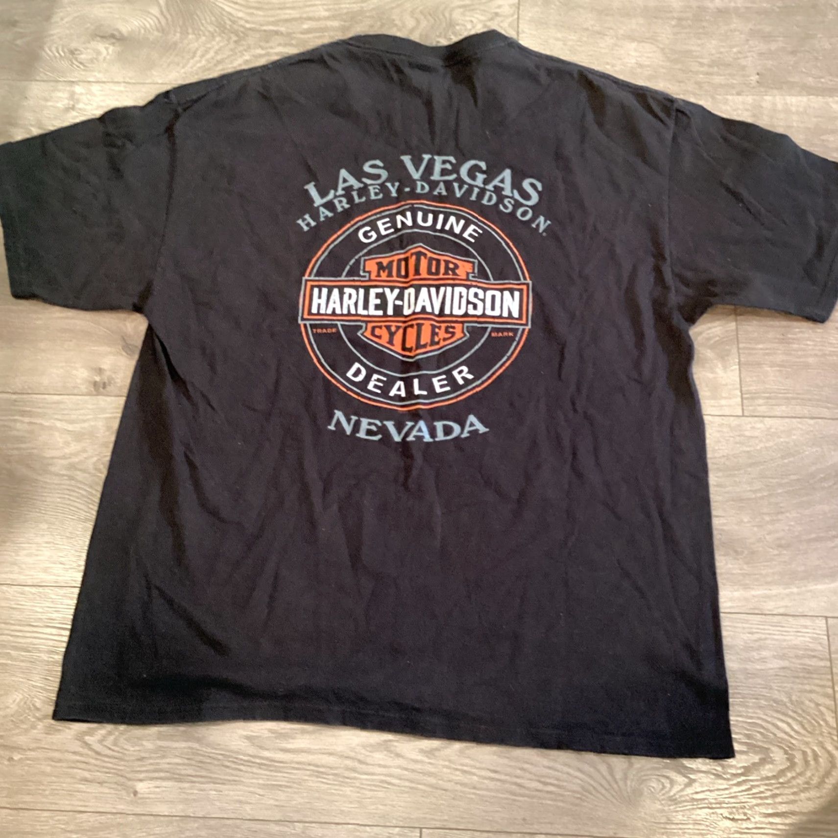 Harley Davidson VINTAGE Harley-Davidson Motorcycle T-Shirt - Black - XL - Mens - Casual Size US XL / EU 56 / 4 - 5 Thumbnail