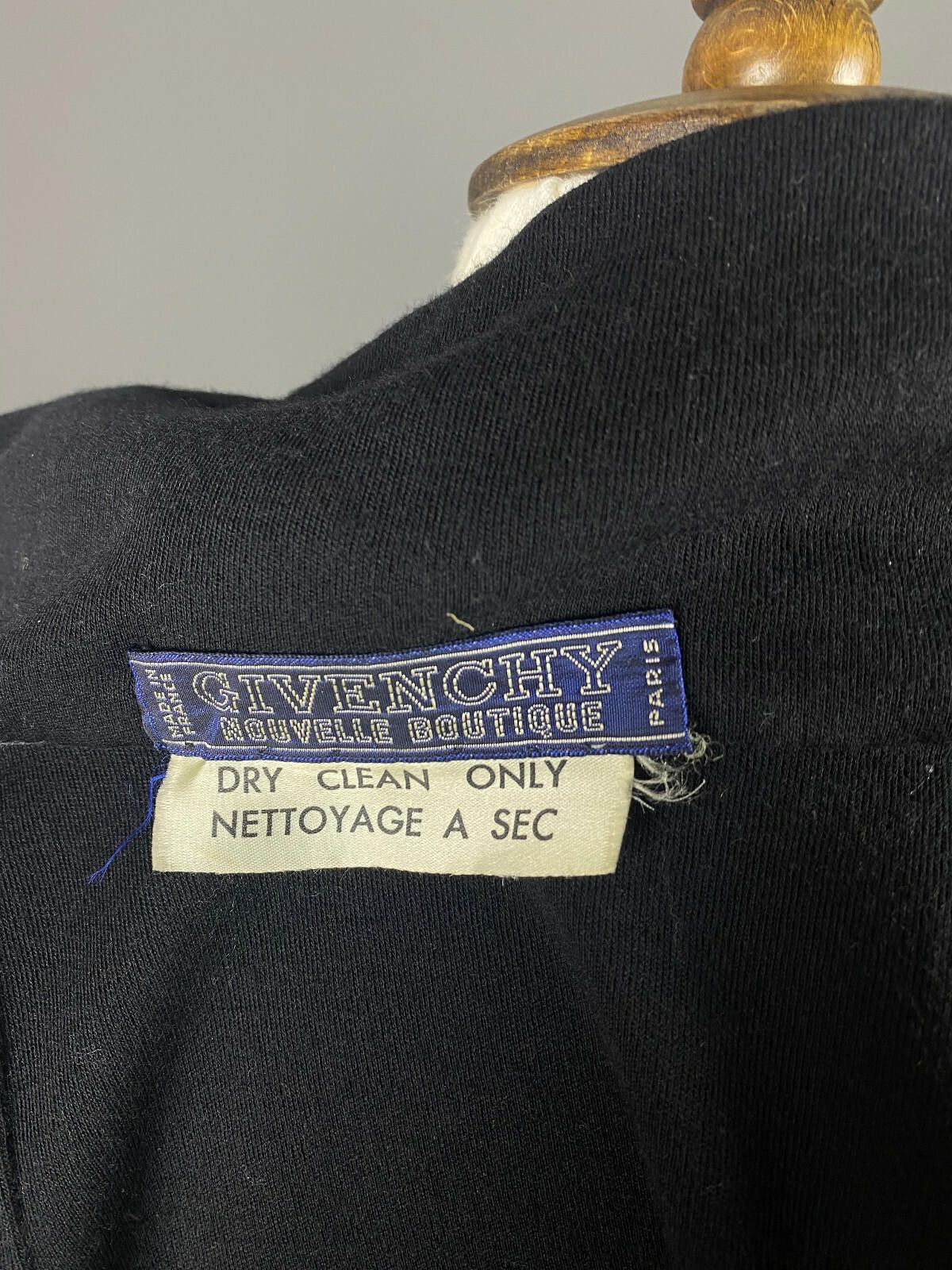 Givenchy Givenchy Boutique Paris Black Belted Open Front Jacket Size M / US 6-8 / IT 42-44 - 9 Thumbnail