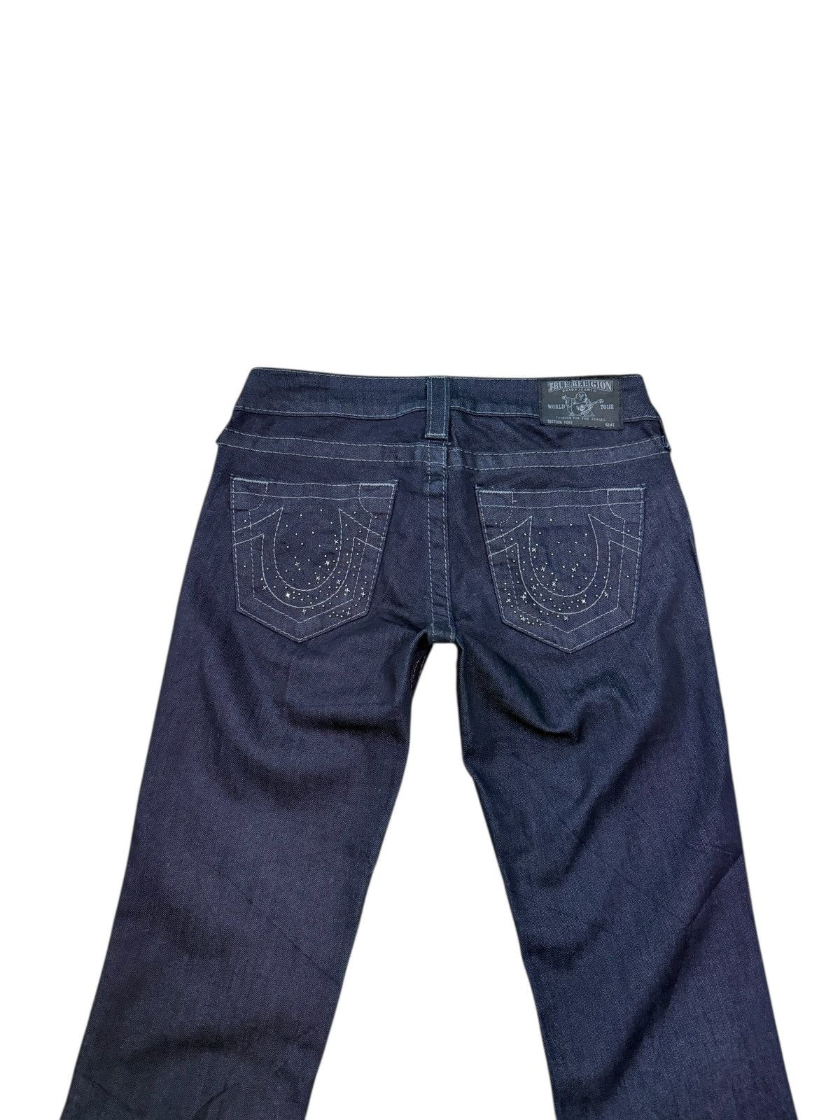 True Religion TRUE RELIGION WORLD TOUR LOW RISE BOT CUT JEANS Size 27" / US 4 / IT 40 - 6 Thumbnail