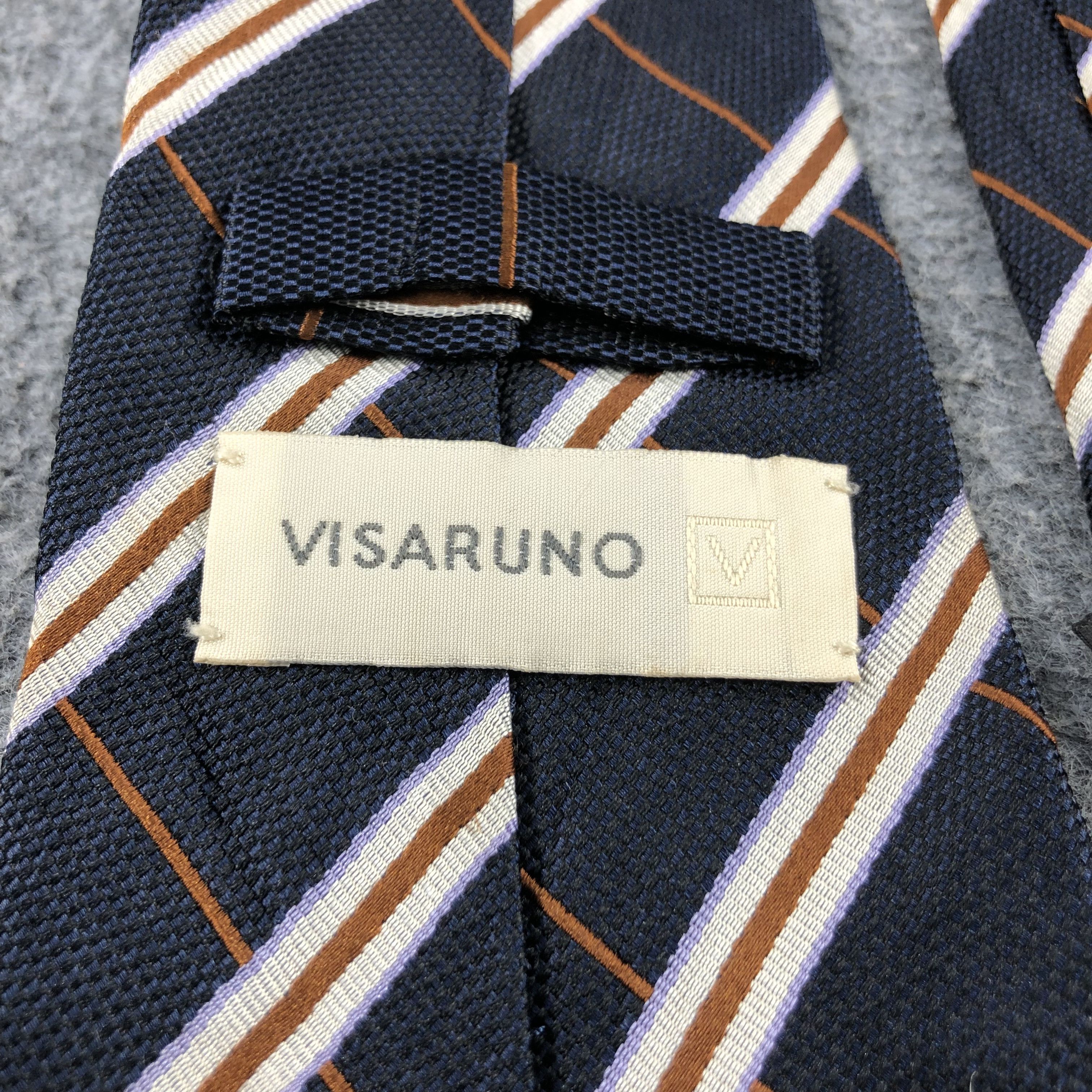 Vintage Visaruno Silk Neck Ties Bowtie Cravat T46 Size ONE SIZE - 3 Thumbnail