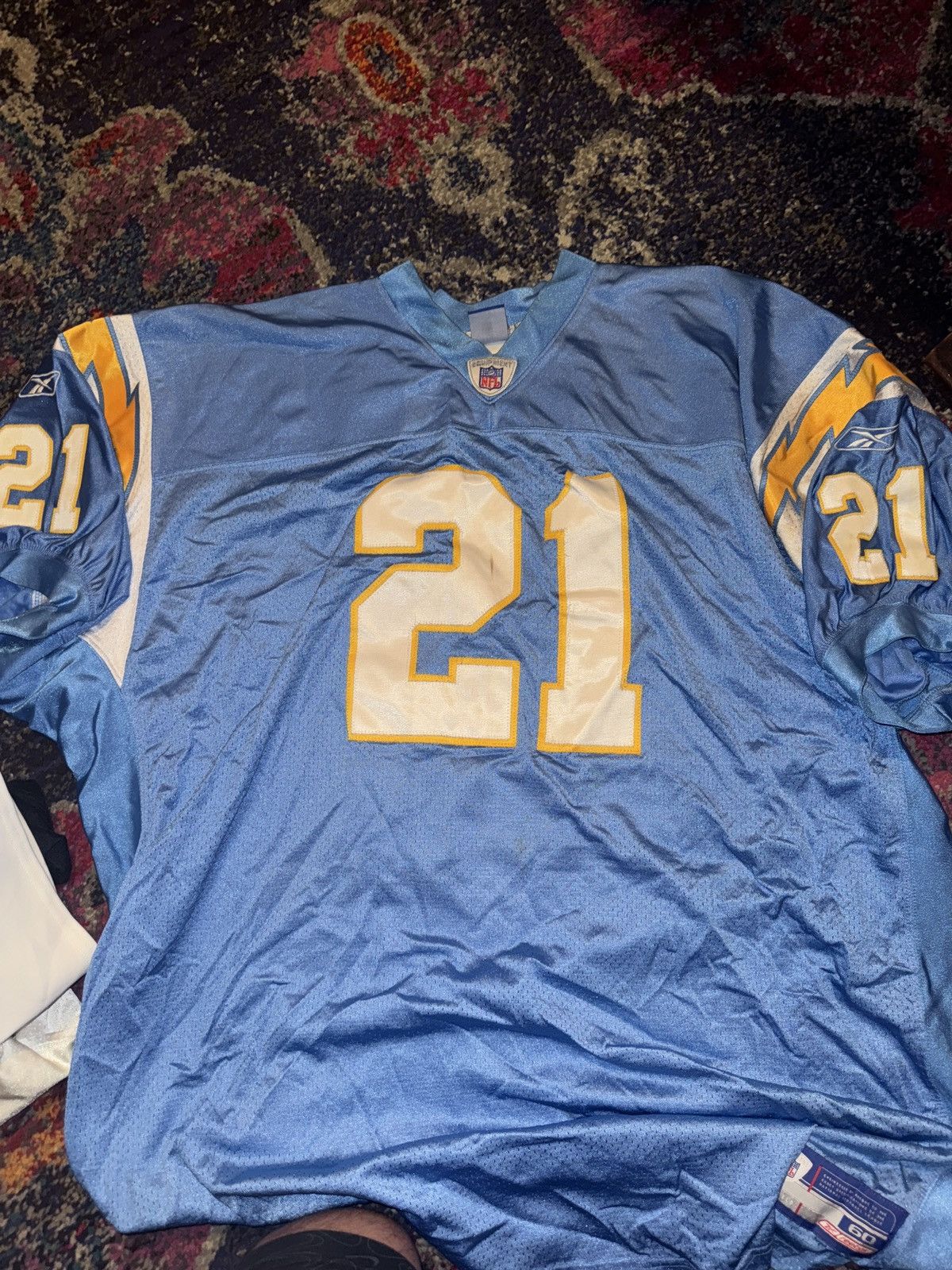 NFL SAN DIEGO CHARGERS LADANIAN TOMLINSON JERSEY 3XL 4XL Size US XXL / EU 58 / 5 - 1 Thumbnail