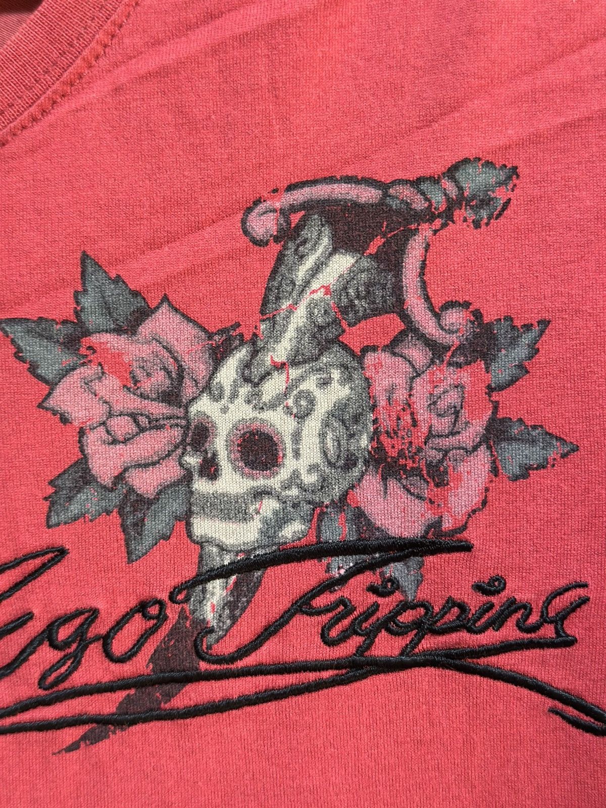 Japanese Brand Vintage Ego Japan Branch Embroidery Faded Tee Size US M / EU 48-50 / 2 - 4 Thumbnail