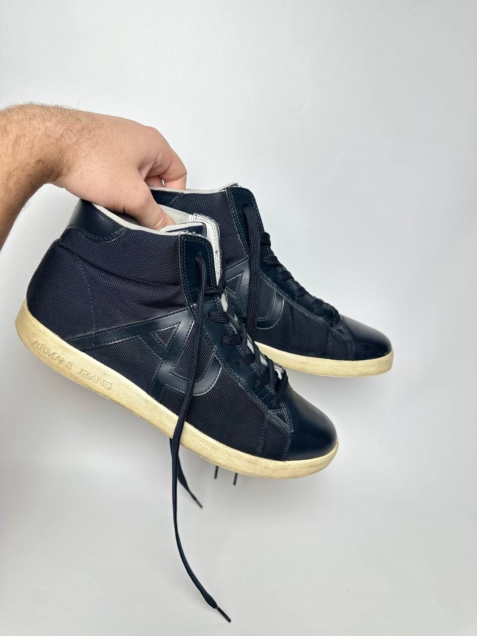 Armani Vintage Armani Jeans Avant Garde High Shoes AJ Size US 9.5 / EU 42-43 - 1 Thumbnail