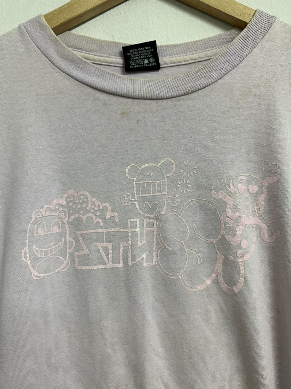Stussy 💥Vintage Y2K Stussy Skull Tee Size US M / EU 48-50 / 2 - 3 Thumbnail