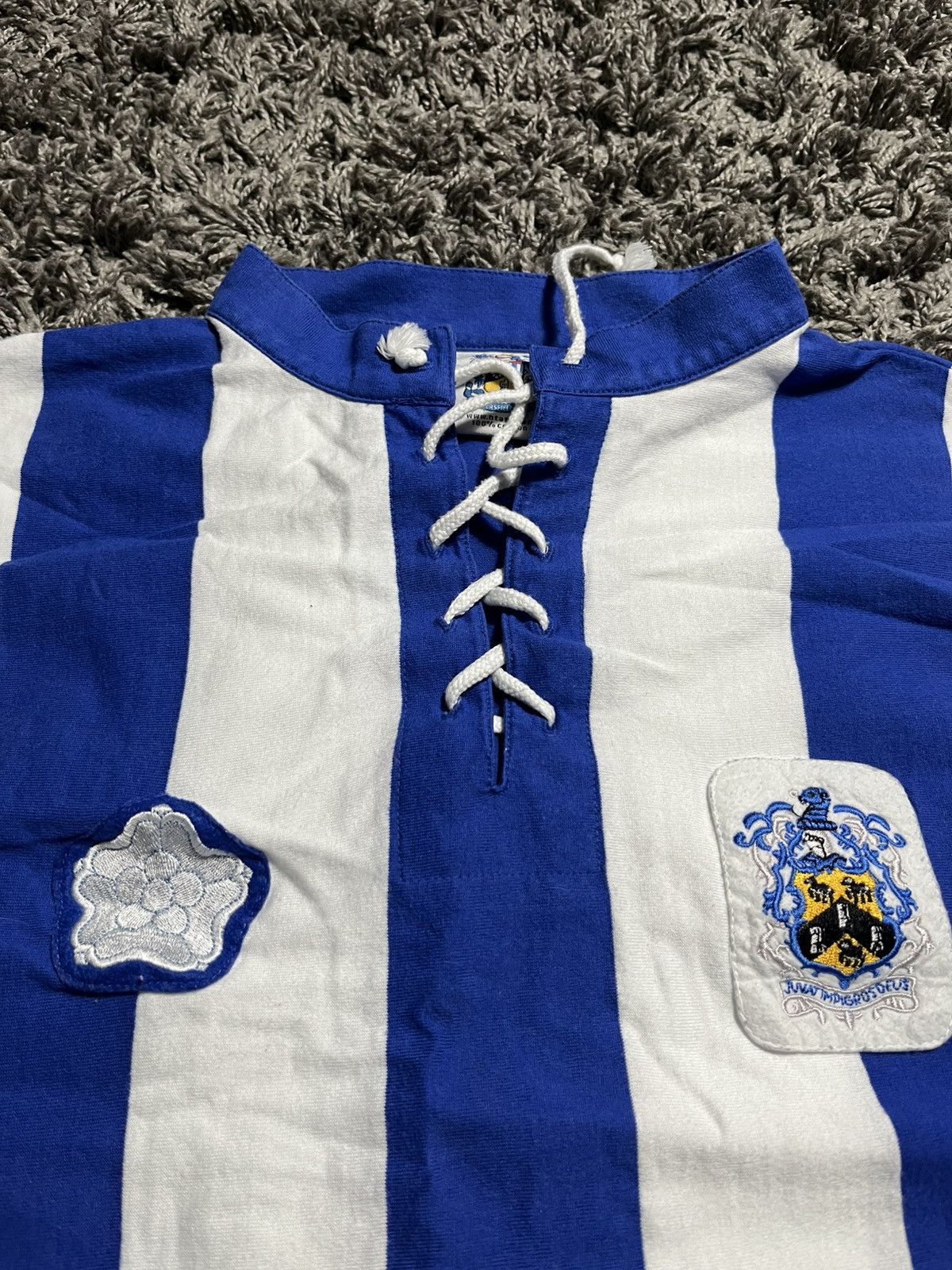 Toffs HUDDERSFIELD TOWN 1922 FA CUP FINAL COTTON JERSEY TOFFS Size US L / EU 52-54 / 3 - 2 Thumbnail