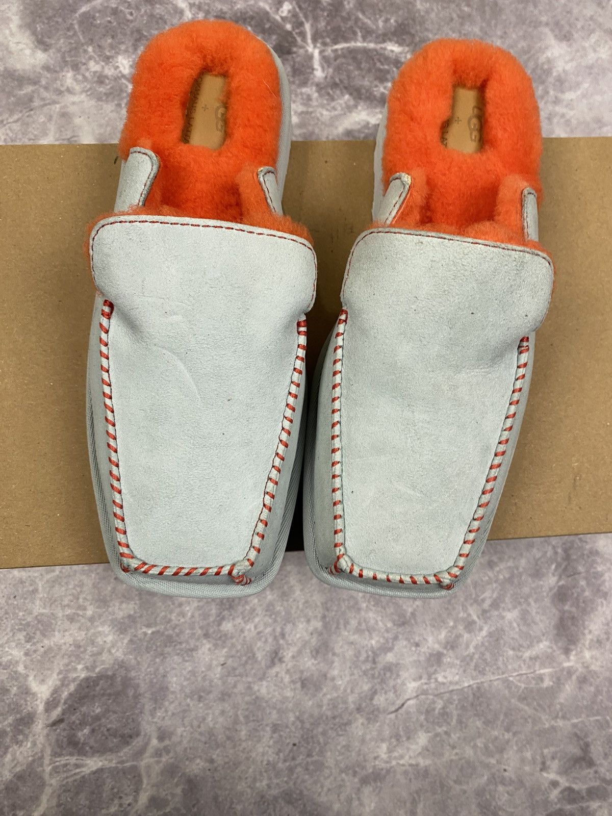 Eckhaus Latta Ugg x Eckhaus Latta Square Toe Sheepskin and Leather Mules Size US 8 / IT 38 - 2 Thumbnail
