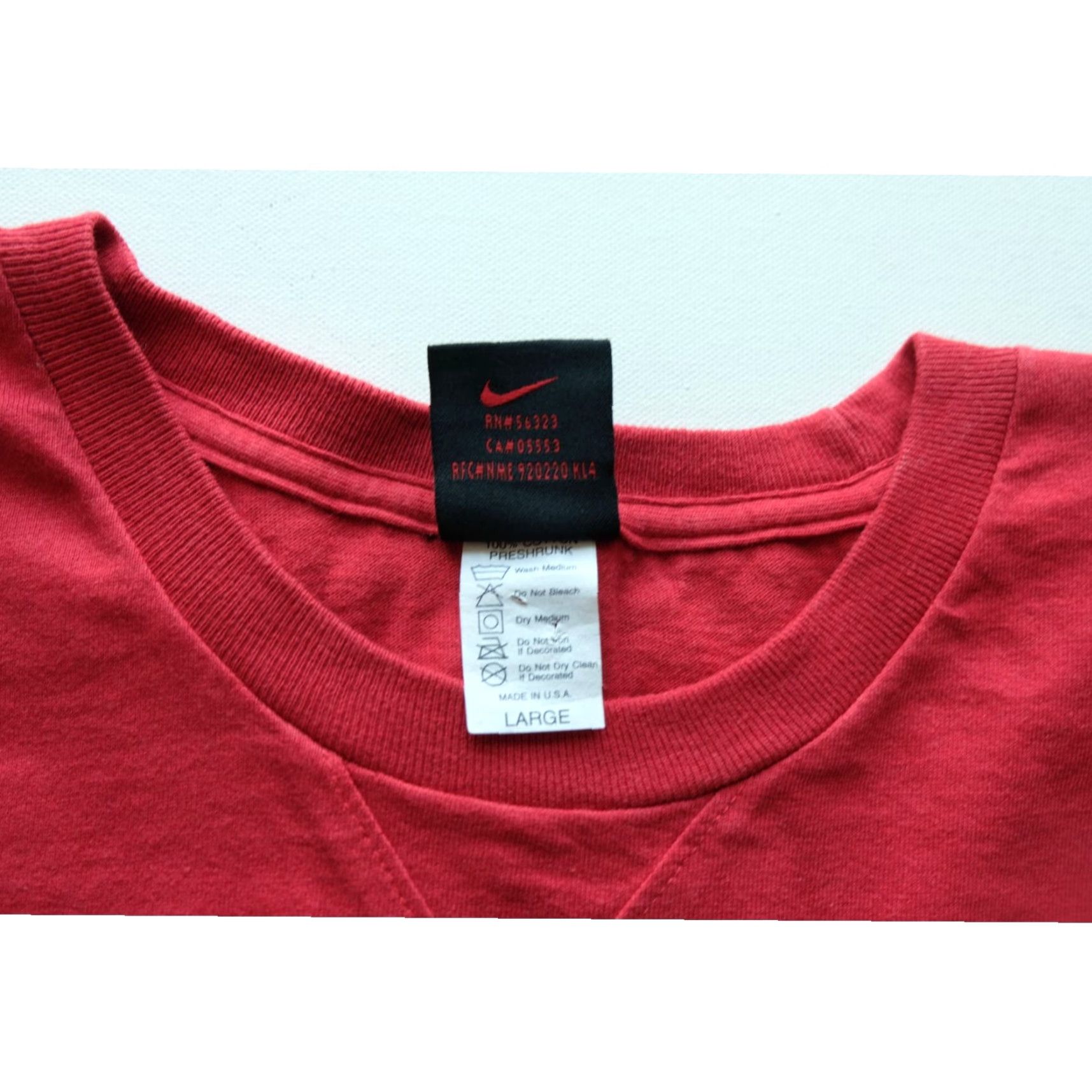 Jordan Brand VINTAGE Jordan NIKE JUMPMAN VTG MADE IN USA T SHIRT 90s Y2K RED MEN XL ADULT 1992 SZ XL Size US XL / EU 56 / 4 - 5 Thumbnail