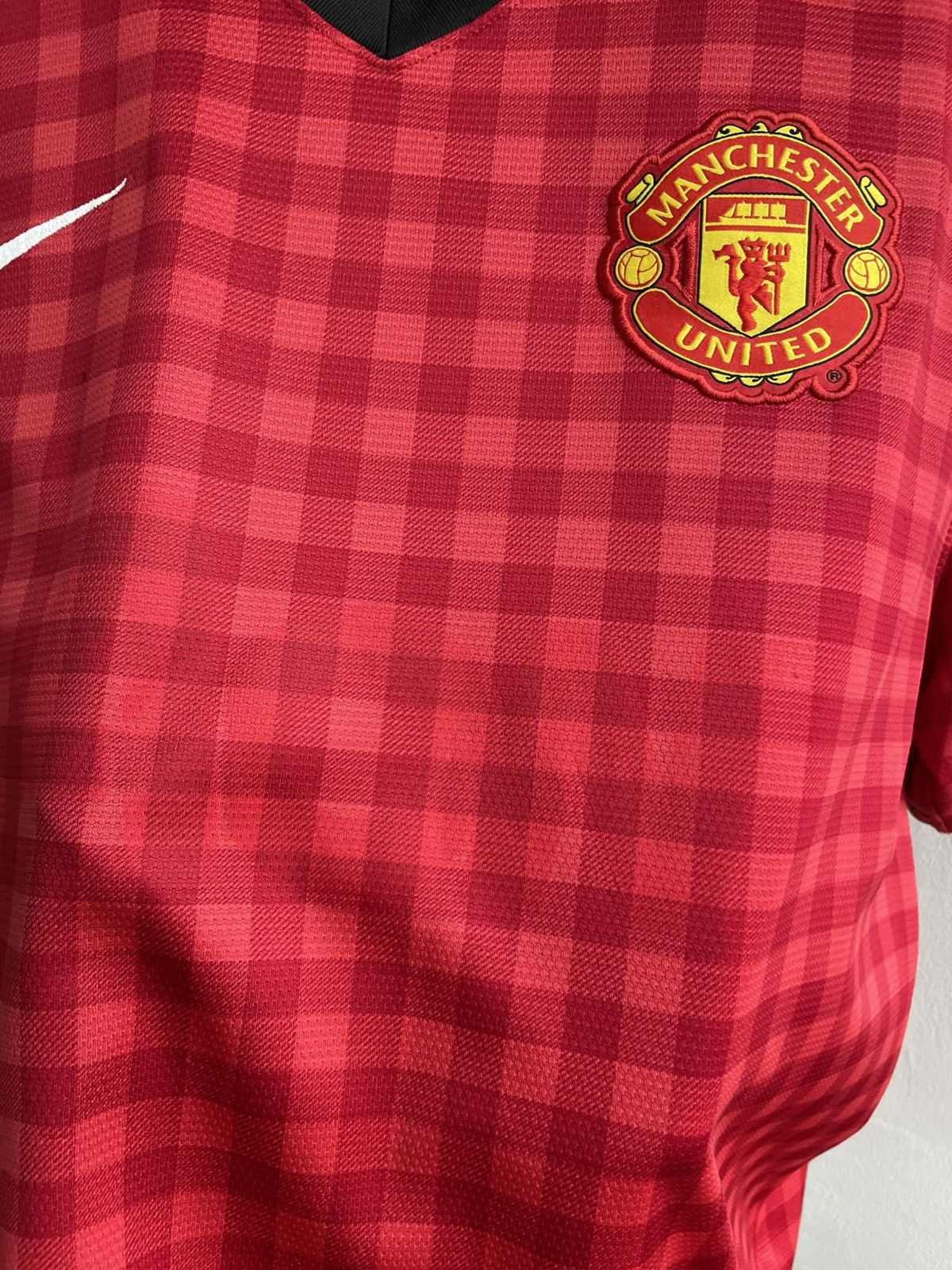 Nike MANCHESTER UNITED 2012 2013 HOME FOOTBAL SHIRT SOCCER JERSEY Size US XL / EU 56 / 4 - 9 Thumbnail