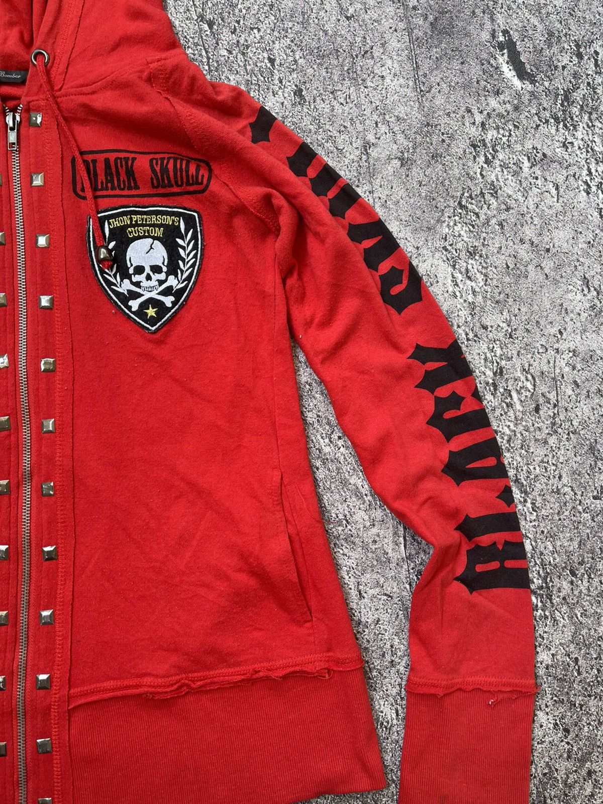 Japanese Brand Y2k Sky Bomber skull ifsixwasnine zip Hoodie Size US M / EU 48-50 / 2 - 3 Thumbnail