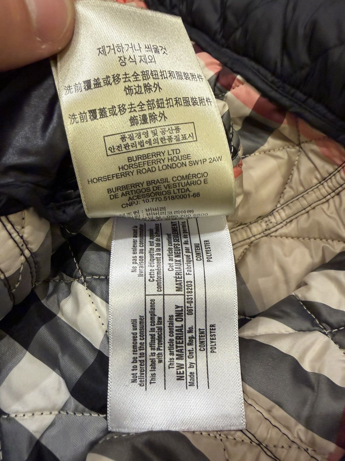 Burberry Burberry Brit Womens Light Puffer Jacket Size S / US 4 / IT 40 - 6 Thumbnail