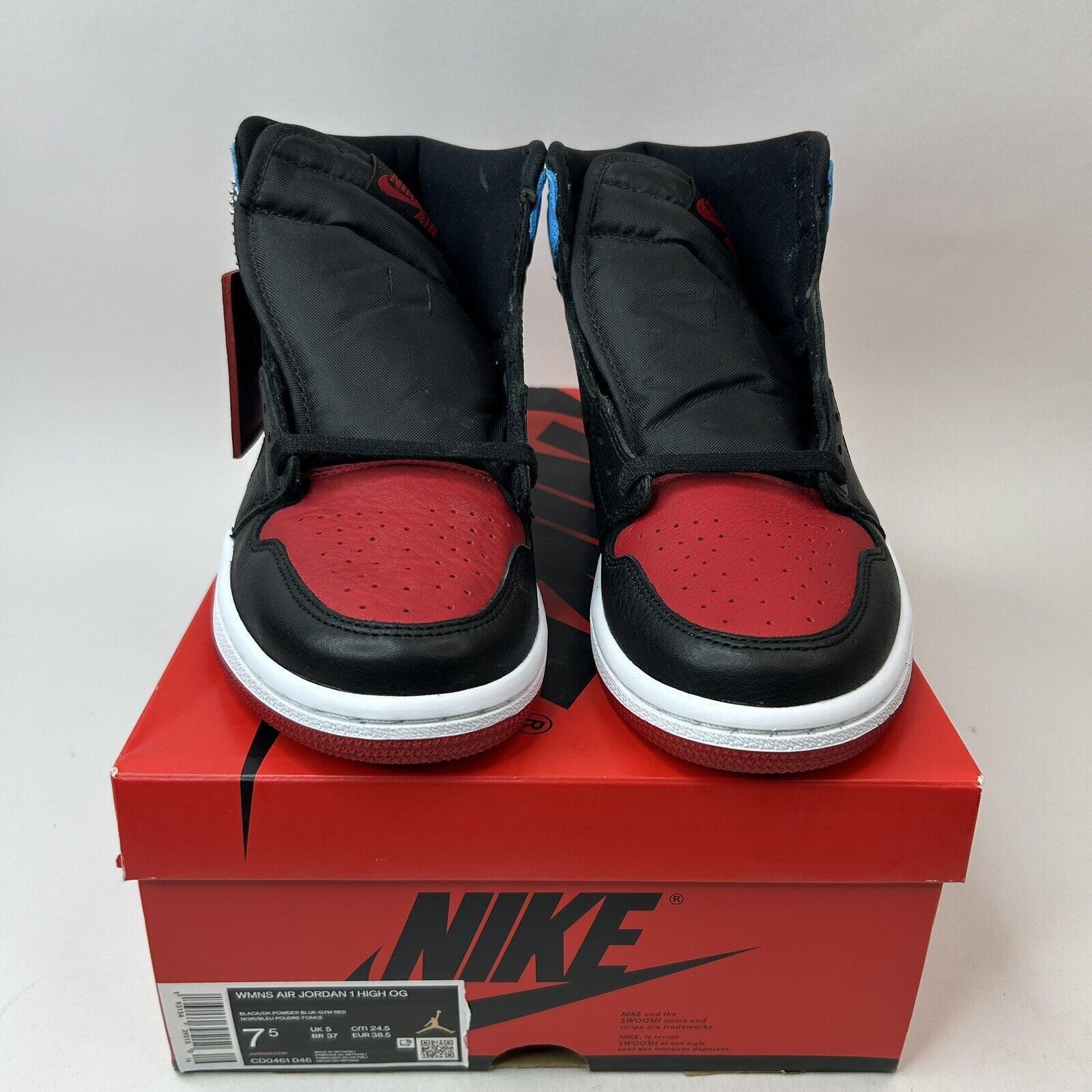 Jordan Brand Nike Air Jordan 1 Retro High OG WMNS “UNC To Chicago” 2023 Size US 7.5 / IT 37.5 - 2 Thumbnail