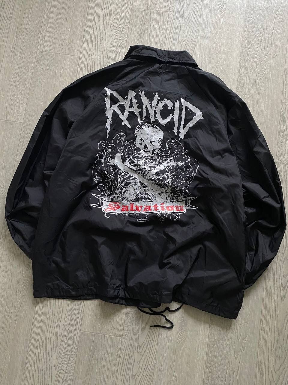 Band Tees × Vintage Vintage 2005 RANCID Salvation Coach Jacket Rare Size US XL / EU 56 / 4 - 1 Thumbnail
