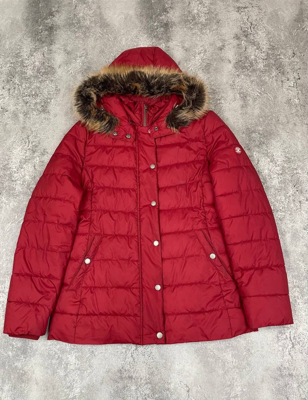 Barbour Barbour Womens Quilted Puffer Jacket Red Size M Size M / US 6-8 / IT 42-44 - 1 Thumbnail