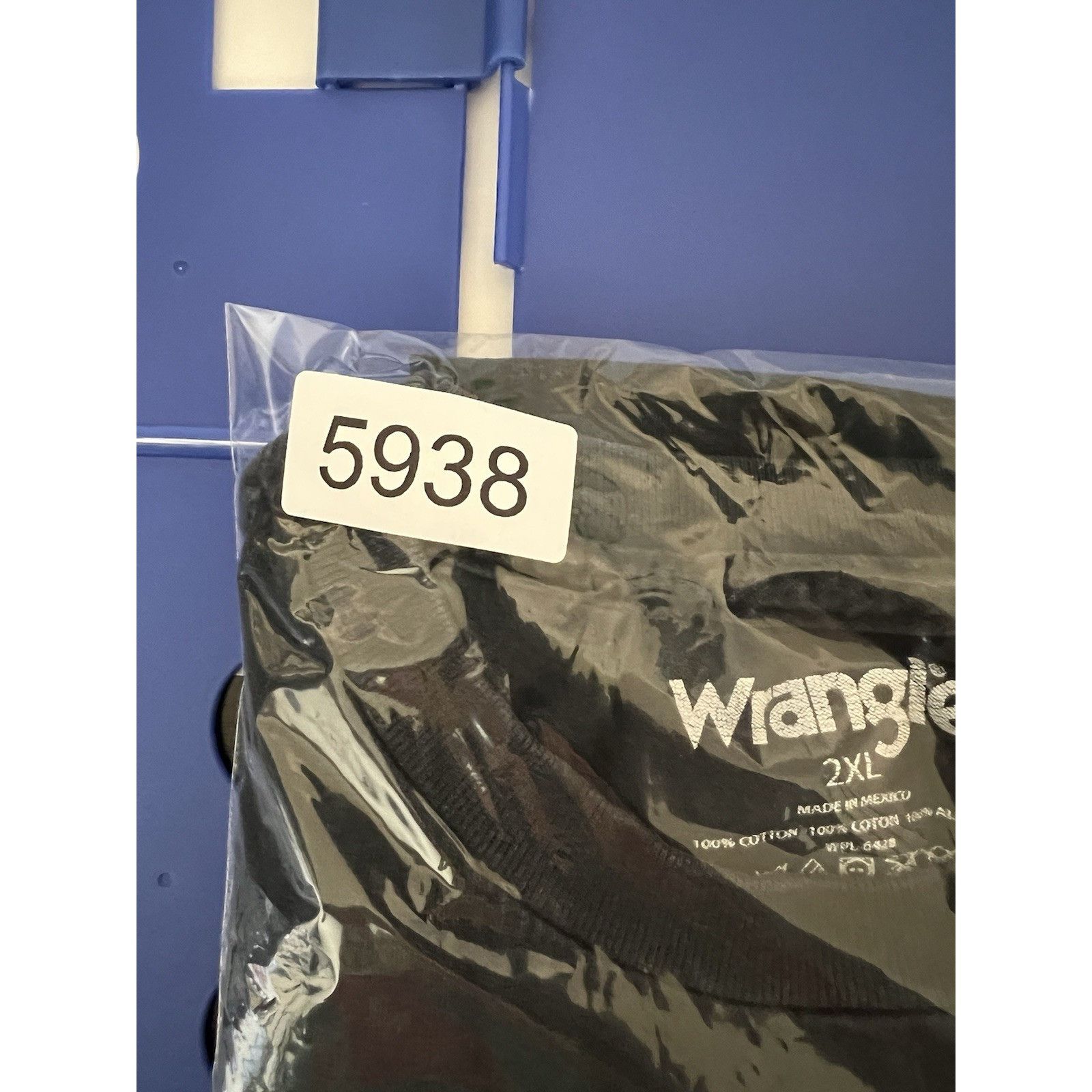 Wrangler Vintage Wrangler T-Shirt Size 2XL Biker Eagles Bull Y2K Blac Size US XXL / EU 58 / 5 - 11 Thumbnail