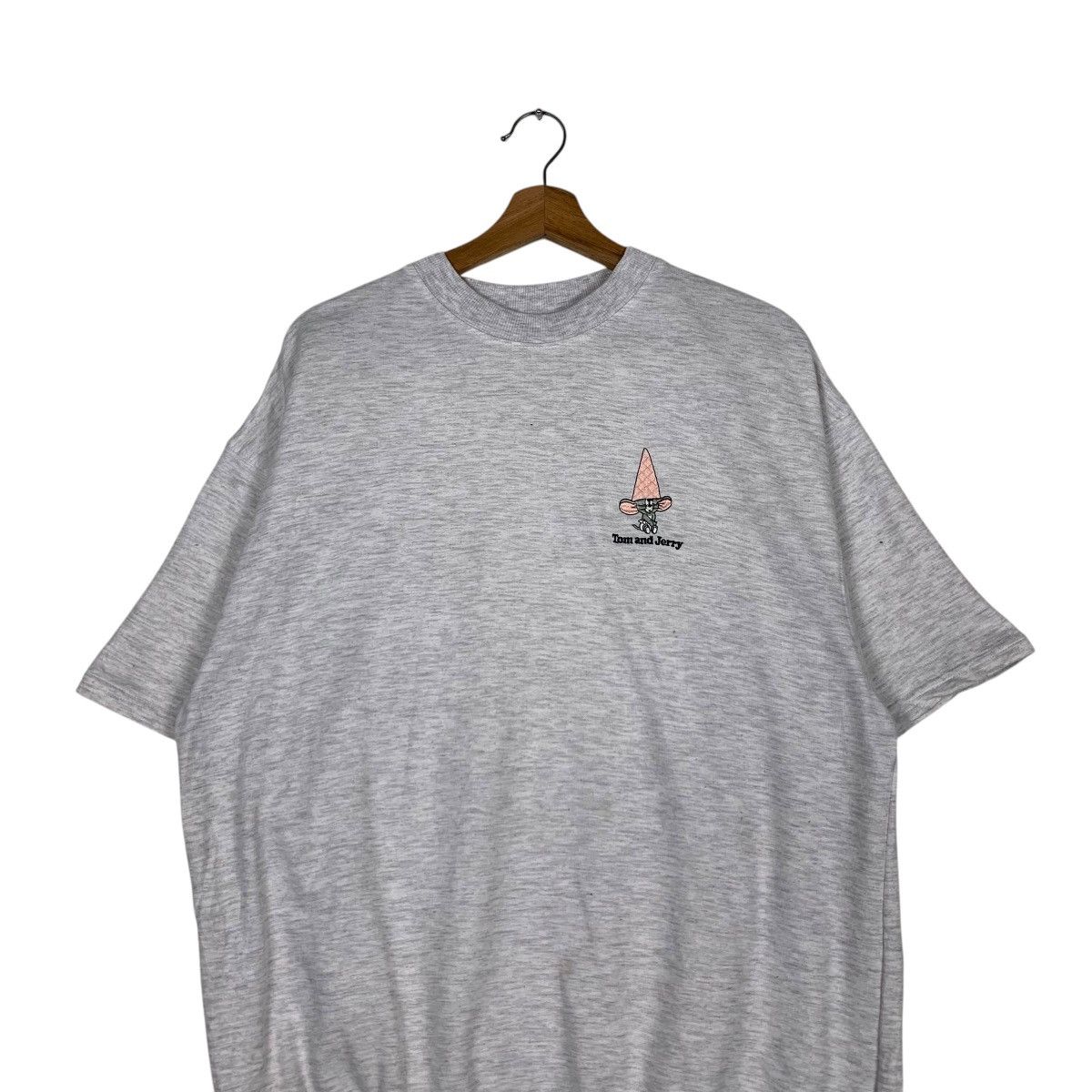 Japanese Brand TOM and JERRY Graphics Short Sleeve Sweatshirt #1429-C65 Size US L / EU 52-54 / 3 - 5 Thumbnail