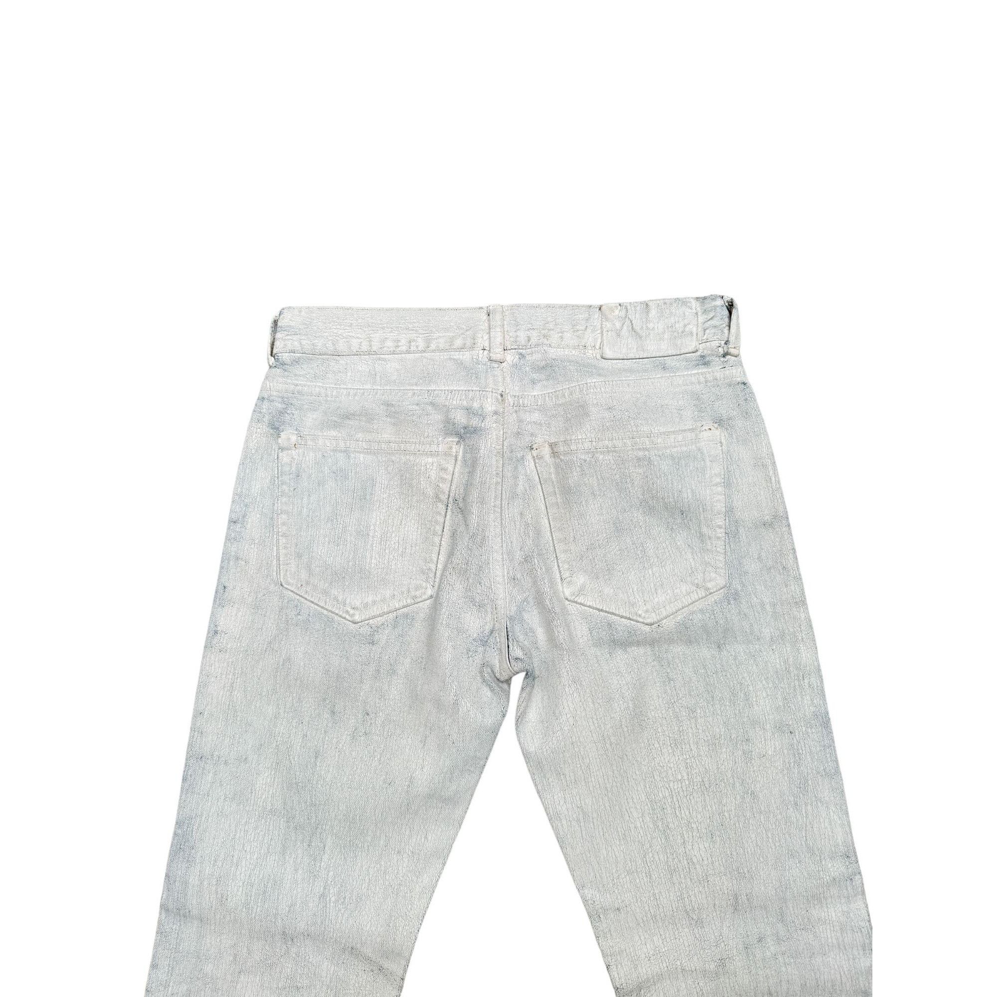 Maison Margiela Painted White Pants Size US 29 - 2 Thumbnail