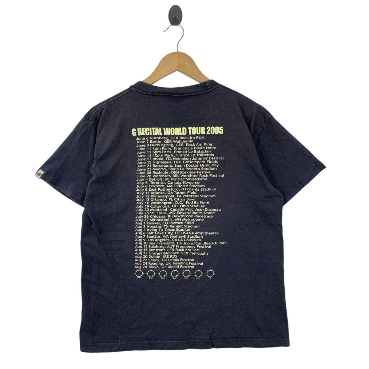 Japanese Brand G RECITAL World Tour 2005 G-Dragon Big Bang Japanese Tshirt Size US M / EU 48-50 / 2 - 4 Thumbnail