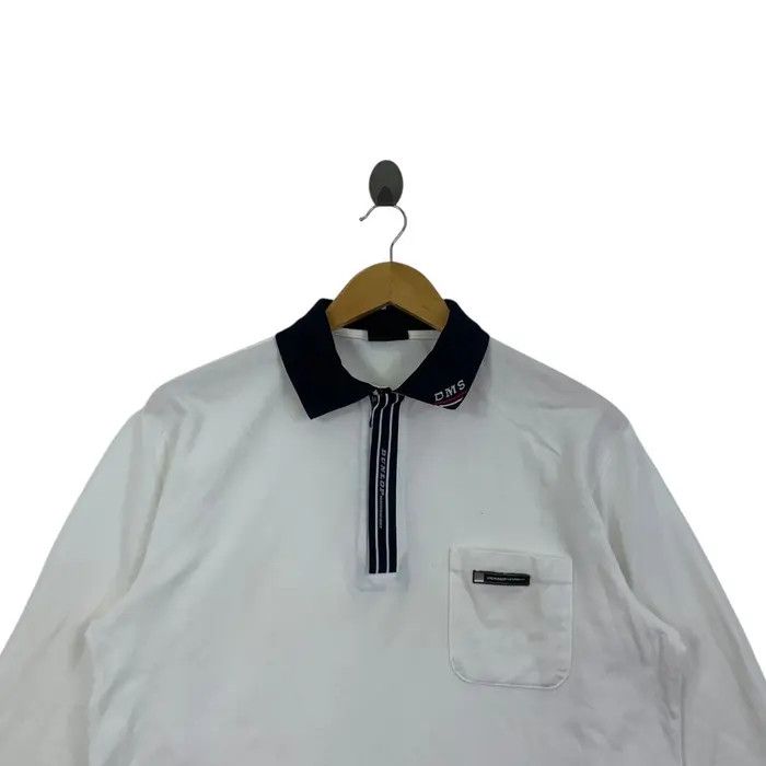 Dunlop Vintage 90’ DUNLOP MOTORSPORT Half Zipper Tee Shirt Size L / US 10 / IT 46 - 2 Thumbnail