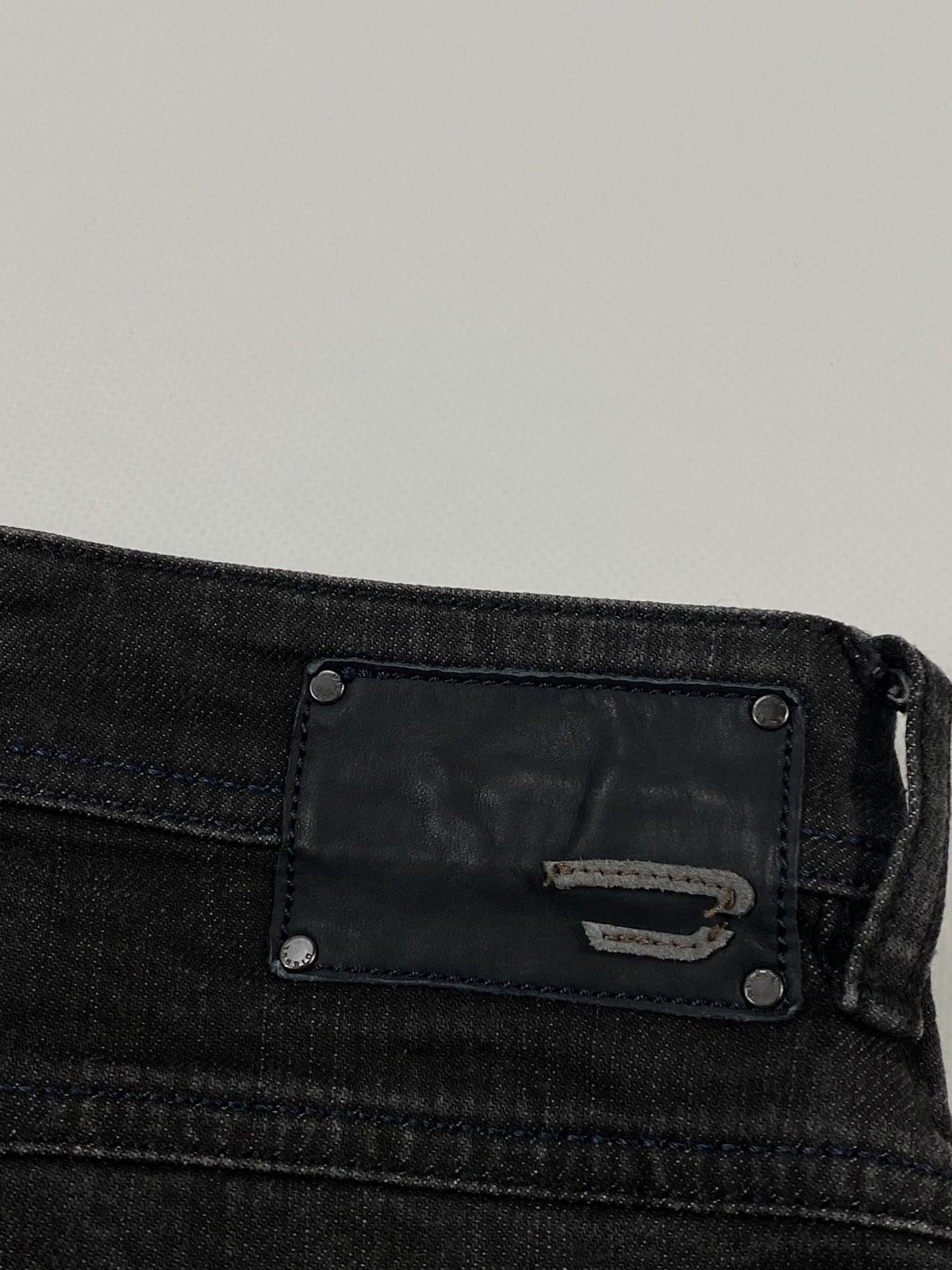 Diesel Diesel Stonewashed Black Avant Garde Stretch Mini Skirt Size 28" / US 6 / IT 42 - 13 Thumbnail