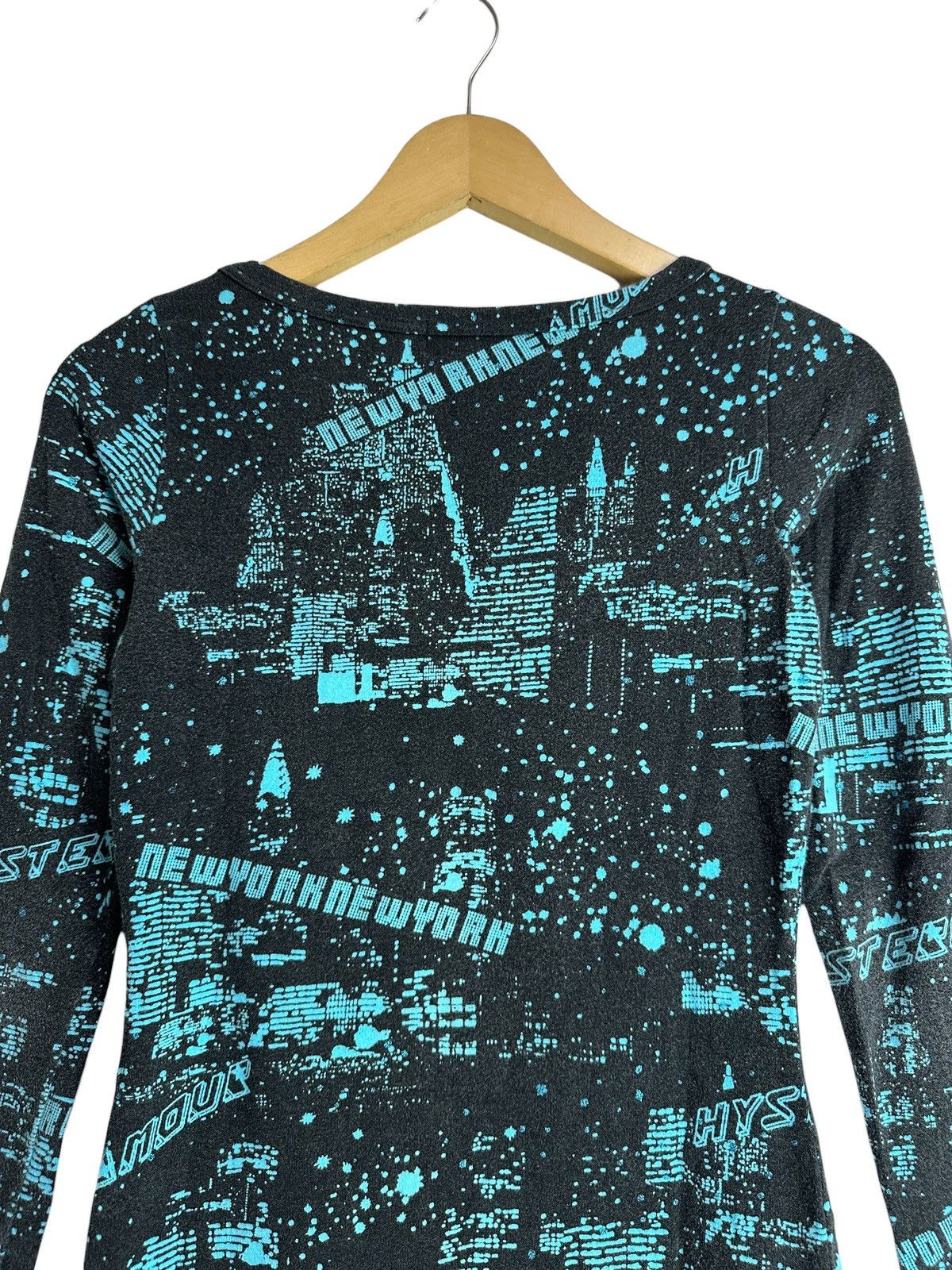 Hysteric Glamour 2000s HYSTERIC GLAMOUR NEWYORK LONGSLEEVE FULLPRINT TEE Size XS / US 0-2 / IT 36-38 - 5 Thumbnail