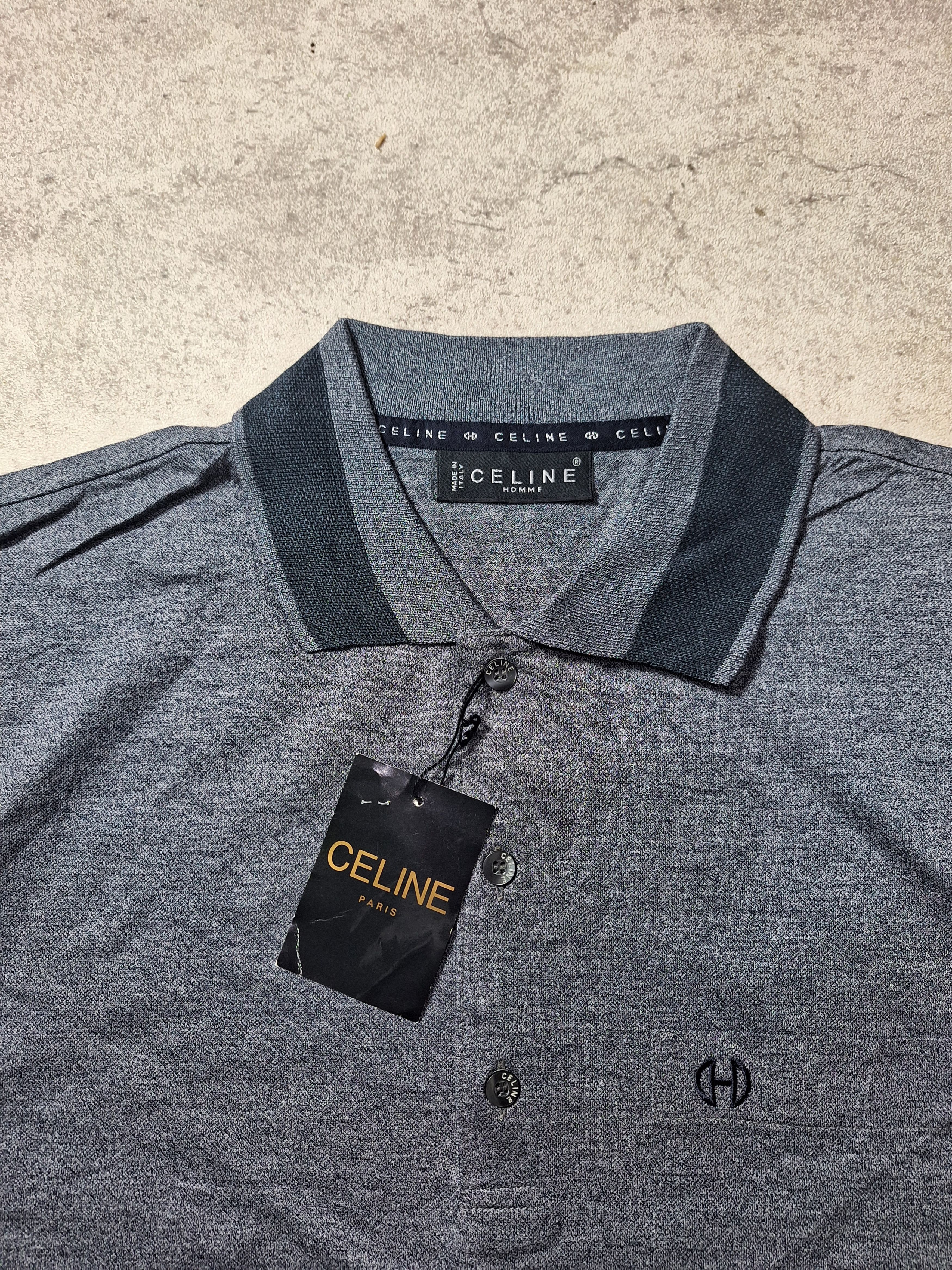 Celine Celine Homme Polo Shirt Size US XL / EU 56 / 4 - 4 Thumbnail