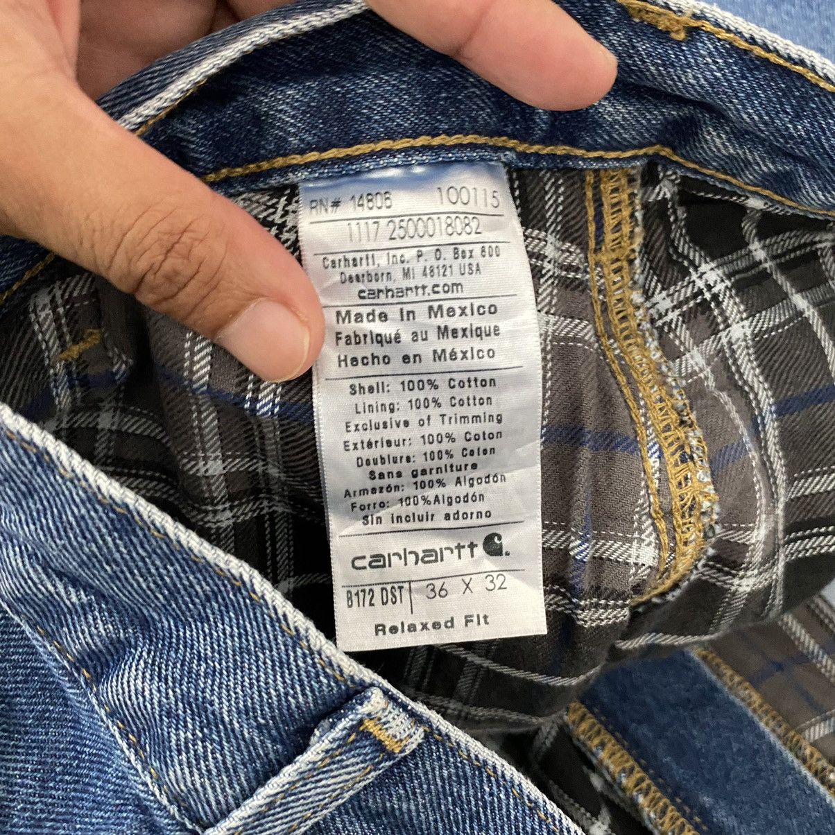 Carhartt Vintage Carhartt Blanket Lined Relaxed Fit Denim Jeans Size US 35 - 25 Thumbnail