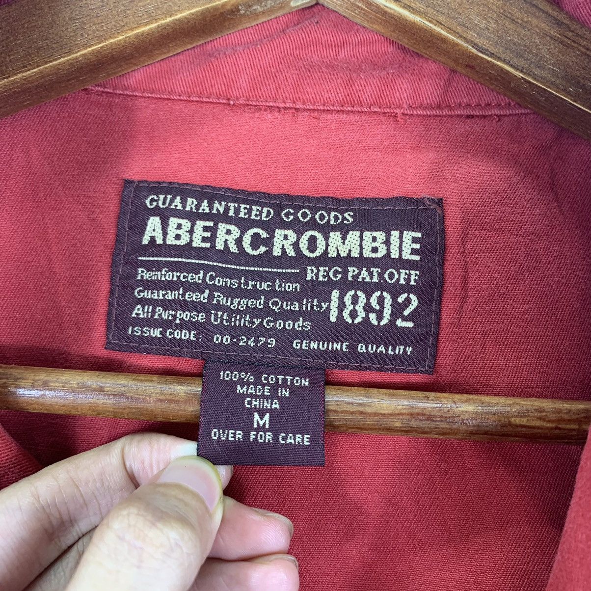 Abercrombie & Fitch × Japanese Brand × Vintage Abercrombie Vintage Red Light Jacket Size US M / EU 48-50 / 2 - 7 Thumbnail