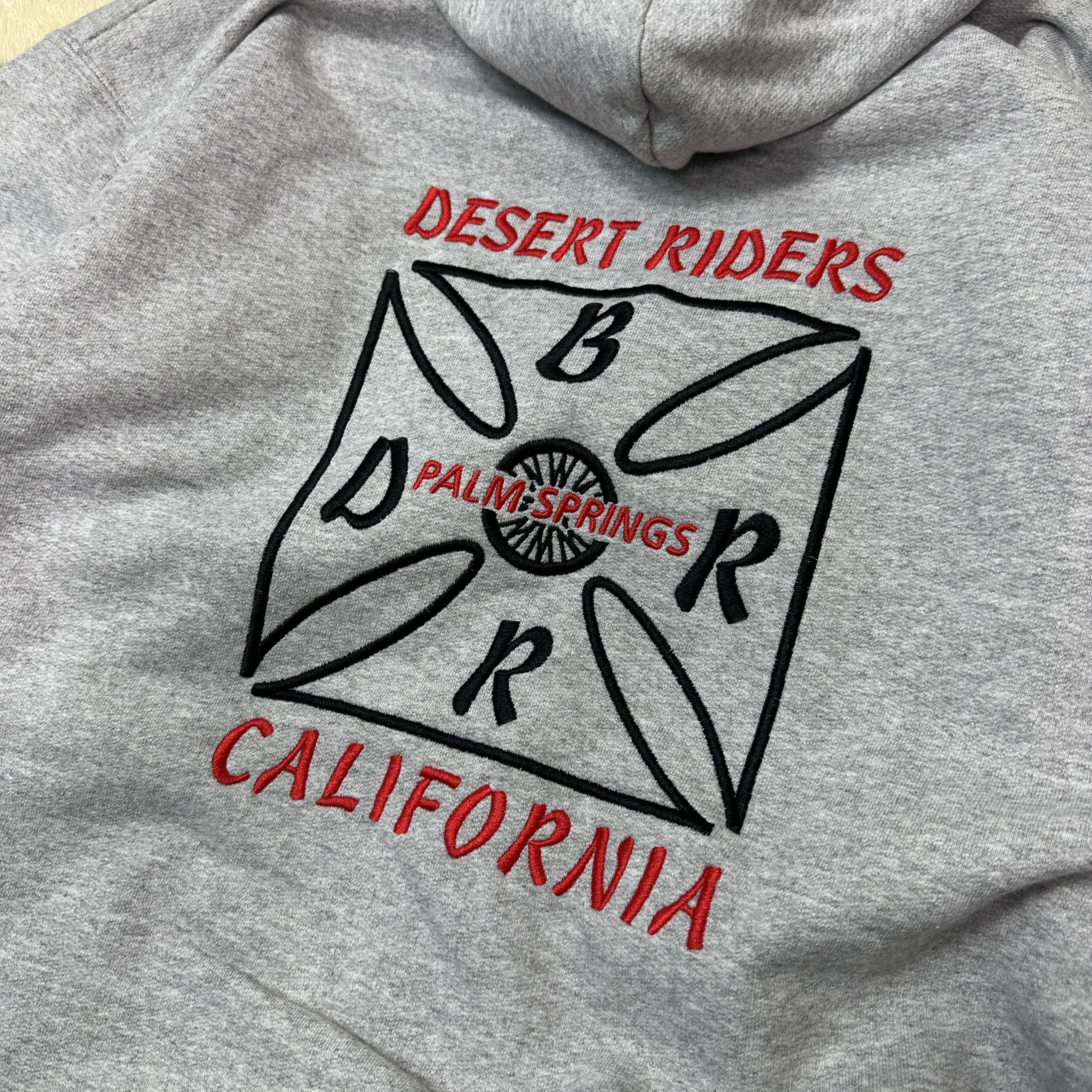 Vintage Vintage Streetwear Skater Desert Riders Zip Hoodie 90s Size M / US 6-8 / IT 42-44 - 2 Thumbnail