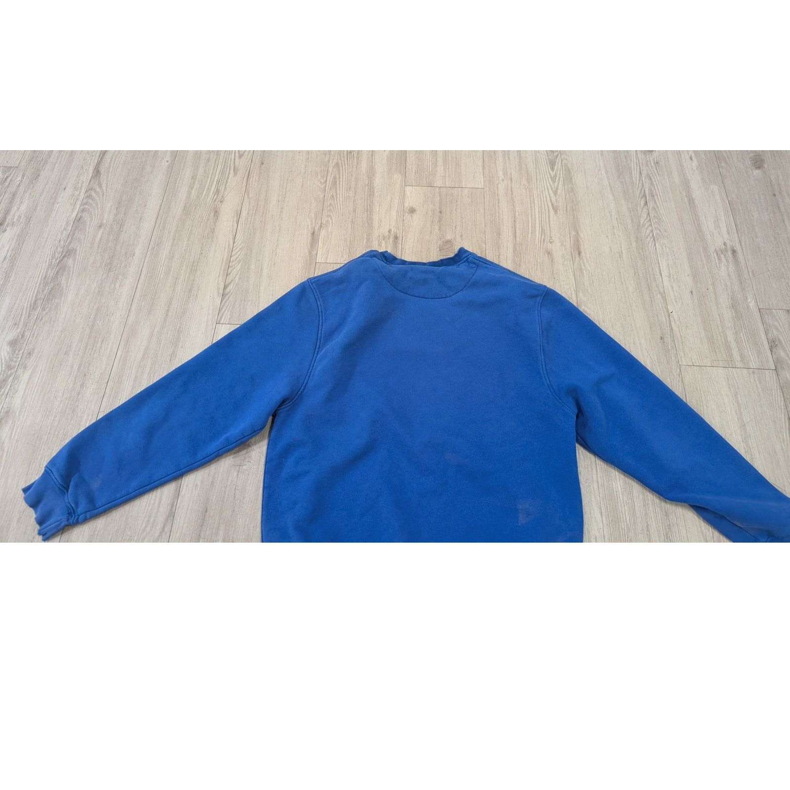 Nike Nike Mens Medium Y2K Blue Distressed Crewneck Size Medium. Size US M / EU 48-50 / 2 - 5 Thumbnail