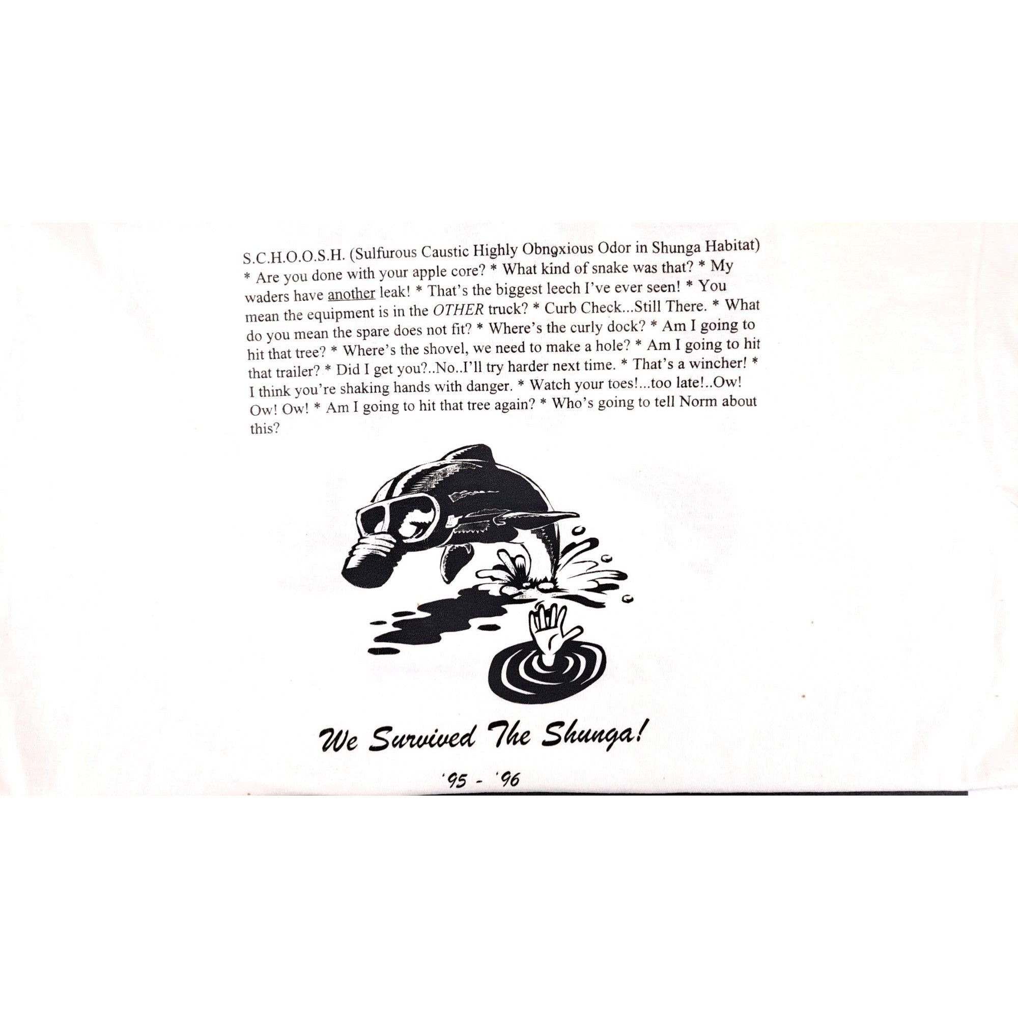 Fruit Of The Loom Vintage Americorps T-Shirt Survived The Shunga Men XL Size US XL / EU 56 / 4 - 6 Thumbnail
