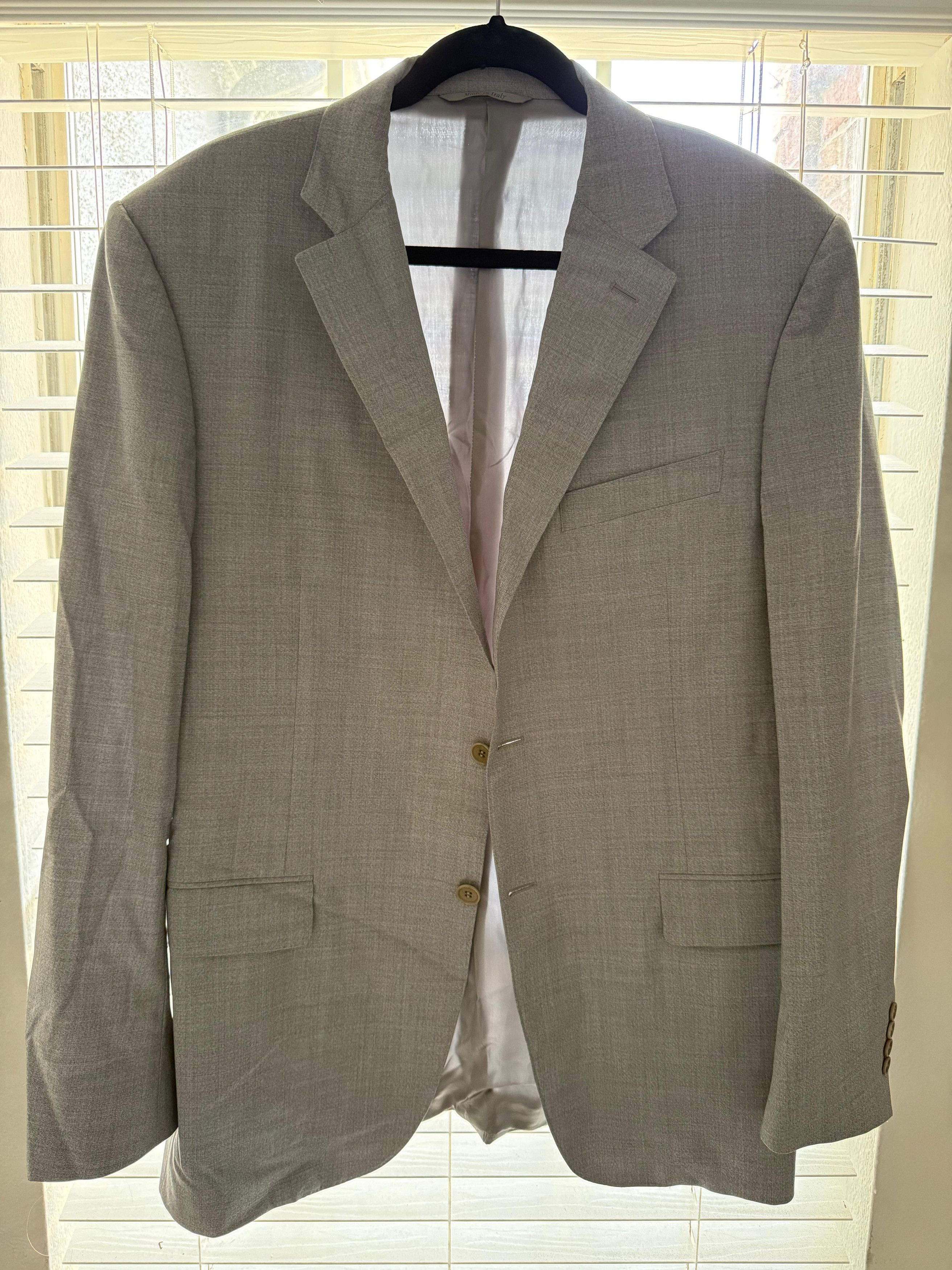 Canali Canali Italian Wool Suit Jacket Blazer - 54 Drop 7 / 44R Size 44R - 12 Thumbnail