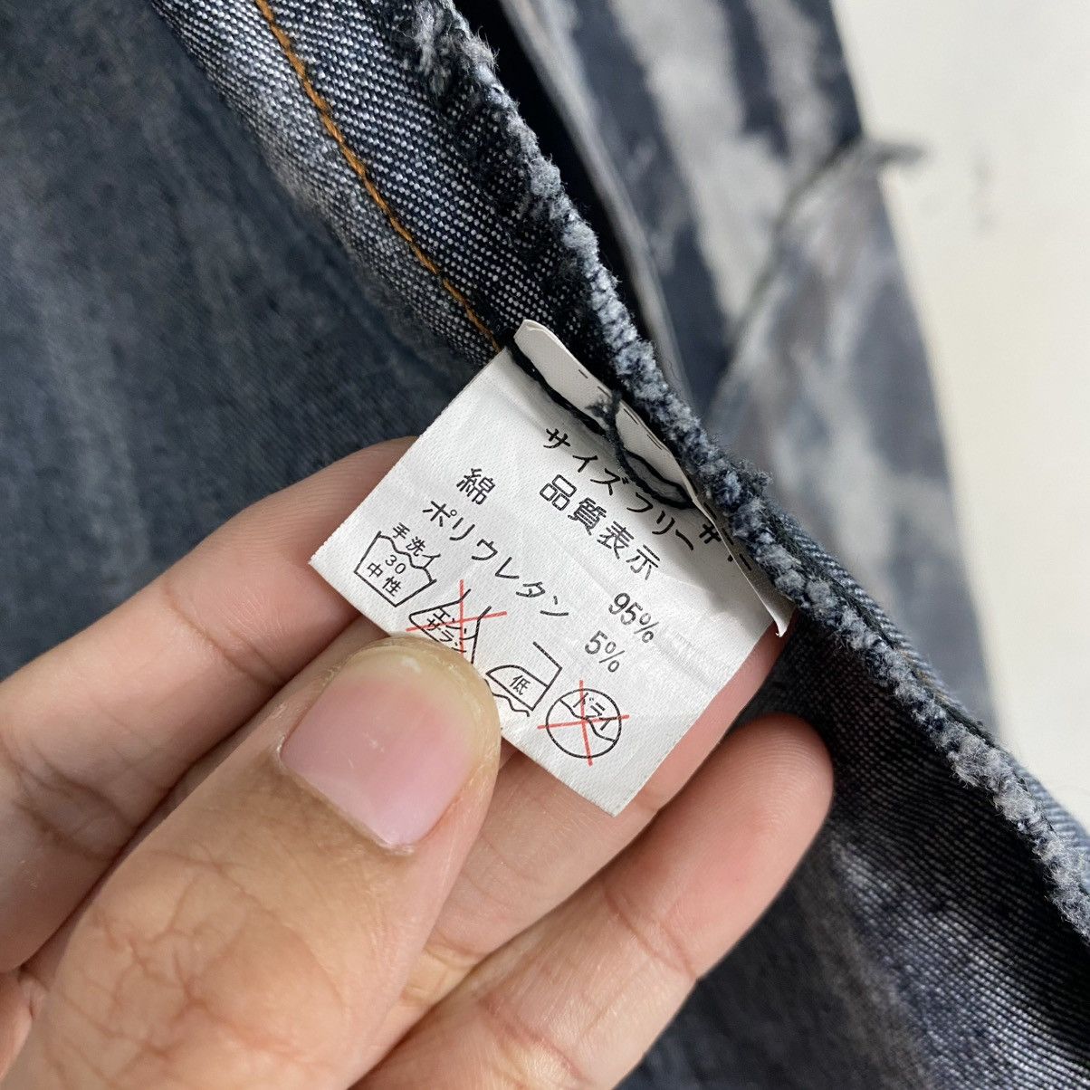 Japanese Brand Vintage Y2K ICHIOKU Fairy Grunge Cropped Denim Jacket Size US L / EU 52-54 / 3 - 16 Thumbnail