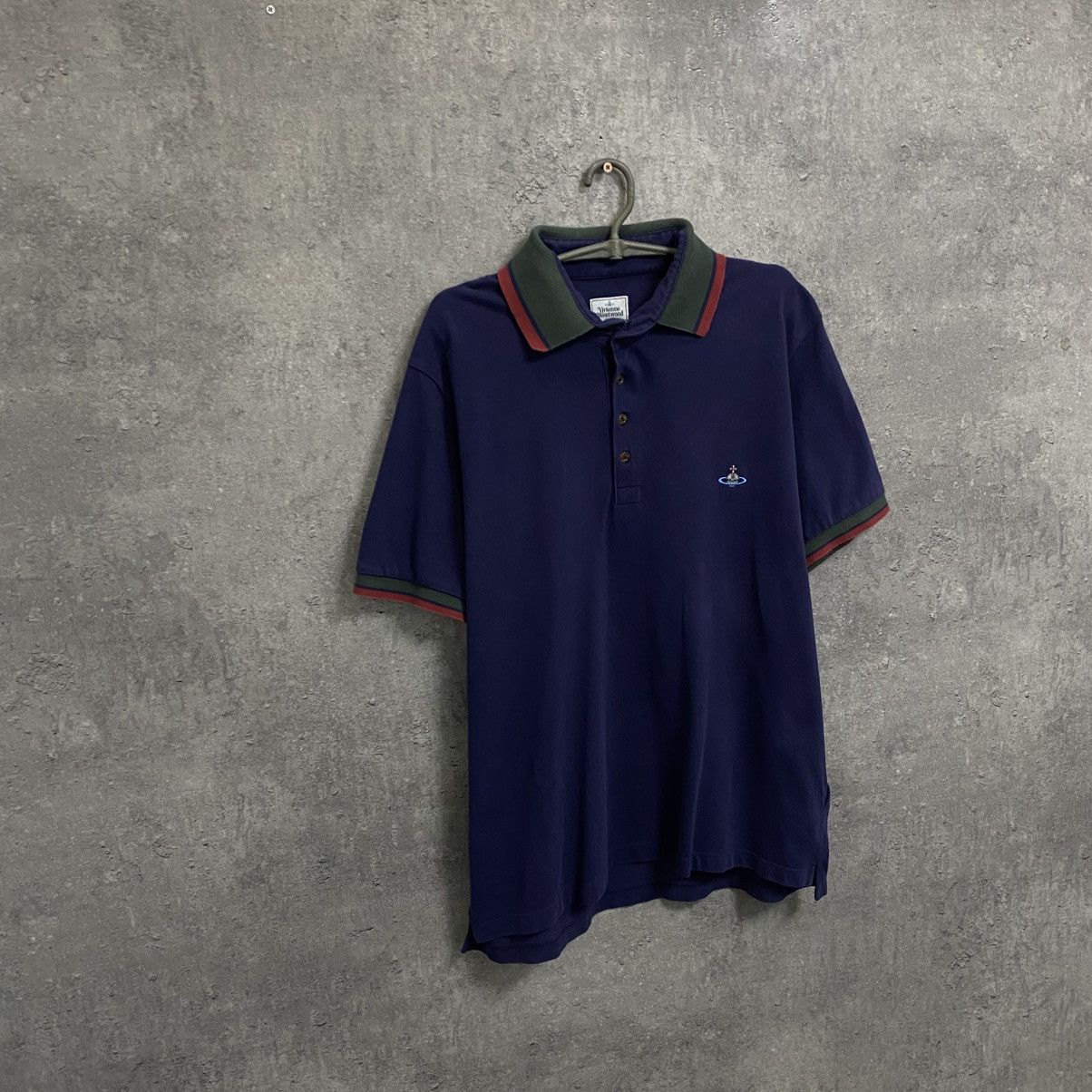 Vivienne Westwood Vivienne Westwood Polo T Shirt Vintage Small Orb Logo Luxury Size US XL / EU 56 / 4 - 4 Thumbnail