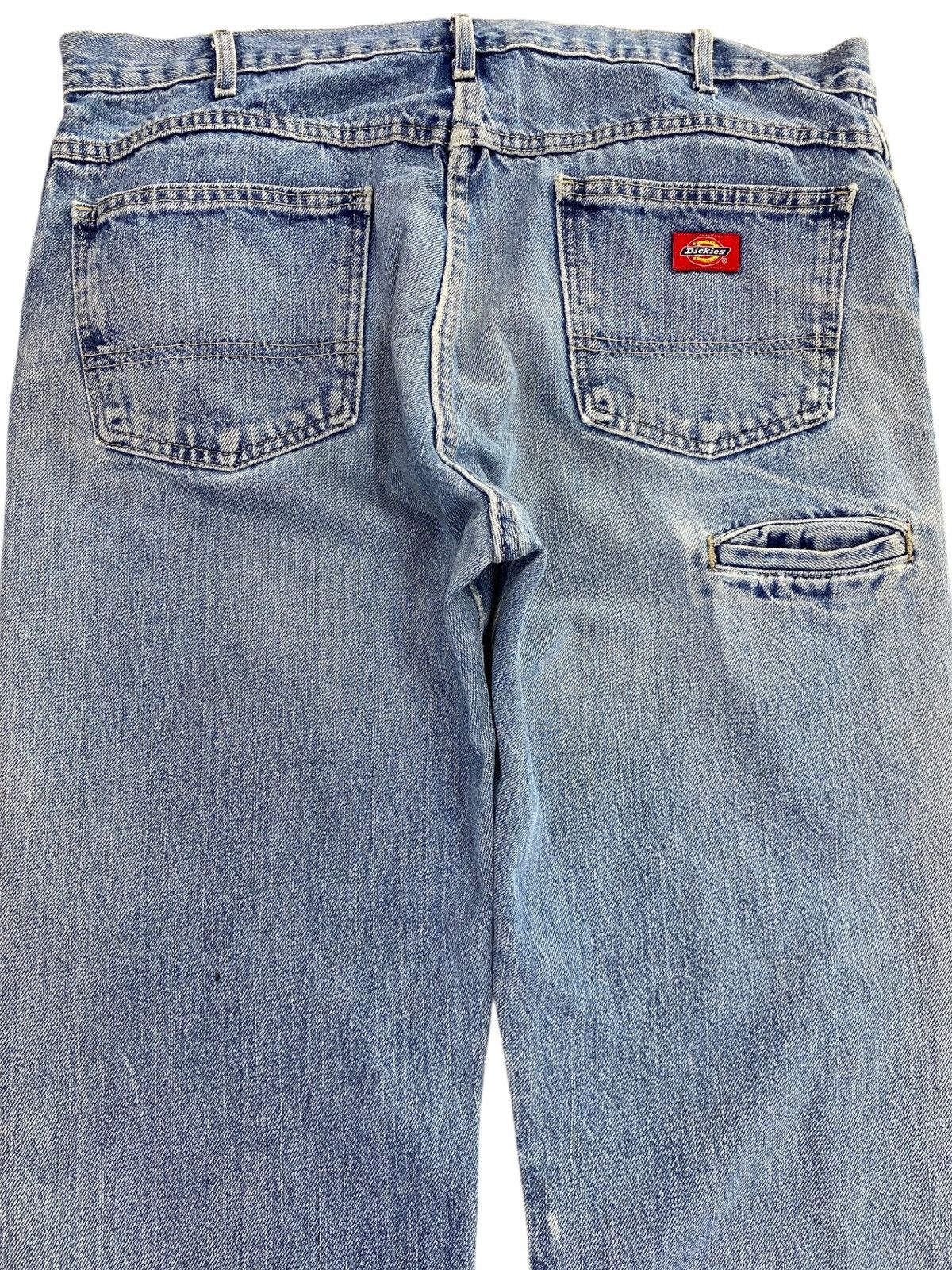 Dickies Dickies Distressed Light Wash Baggy Wide Leg Jeans Size US 36 / EU 52 - 4 Thumbnail